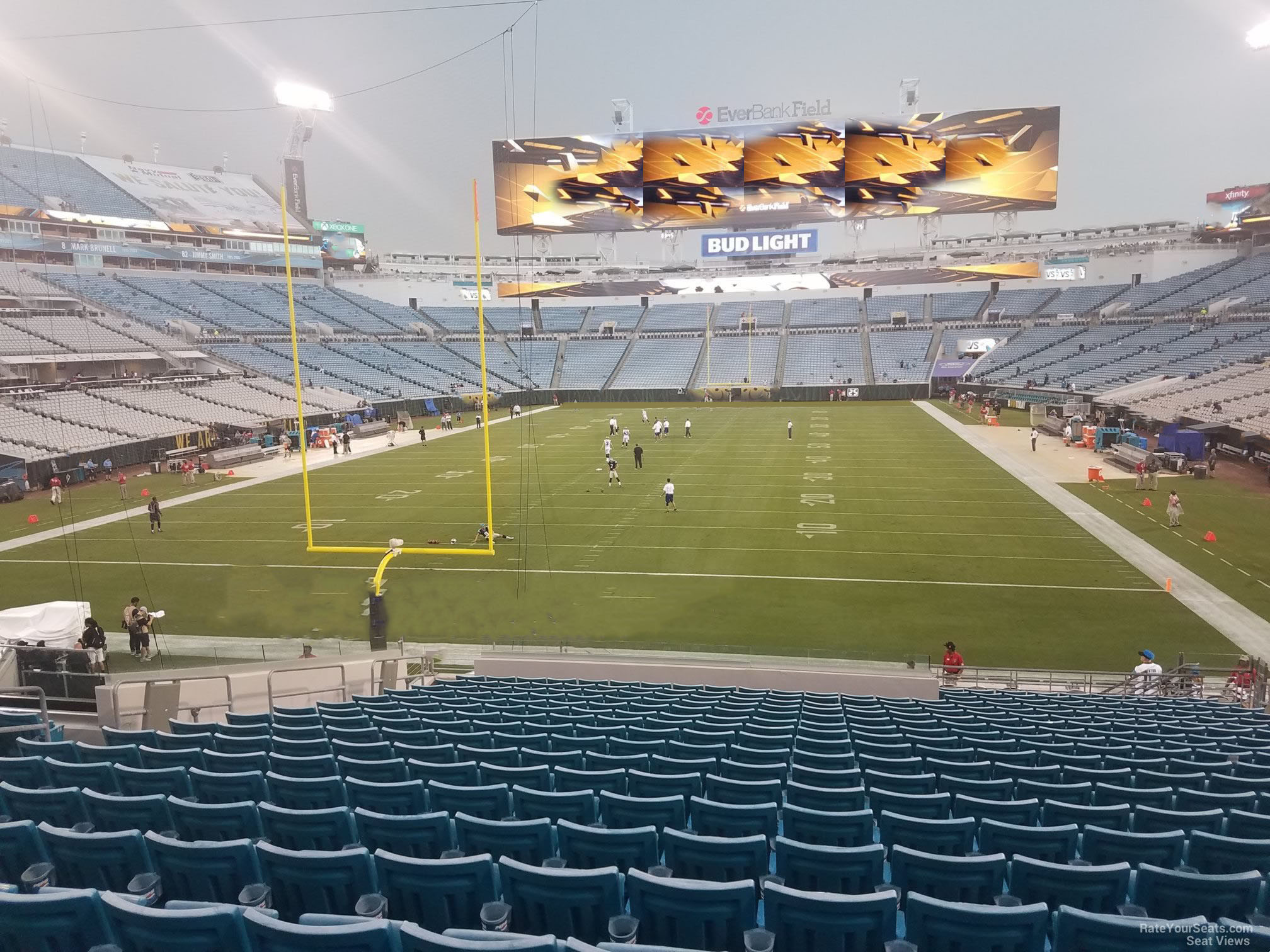 section 147, row cc seat view  - tiaa bank field