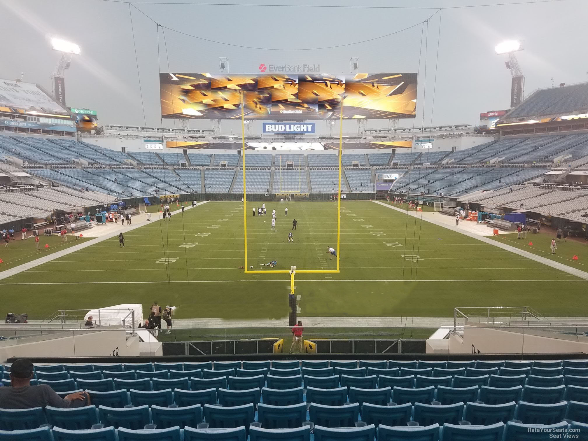 section 148, row cc seat view  - tiaa bank field