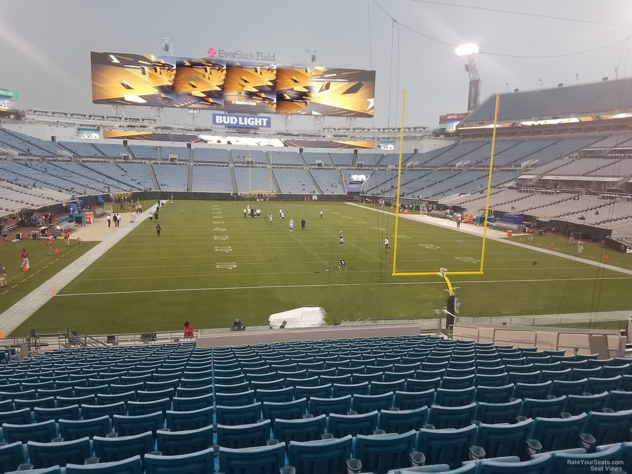 section 149, row cc seat view  - tiaa bank field