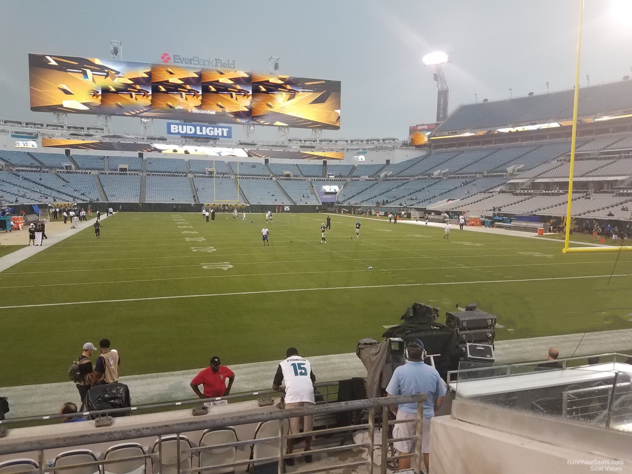 section 149, row j seat view  - everbank stadium