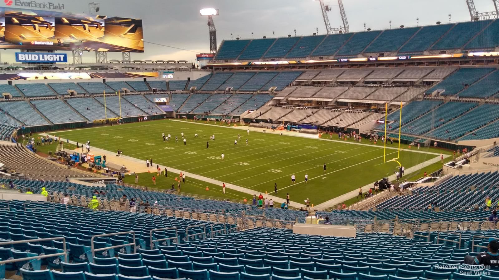 section 202, row cc seat view  - tiaa bank field