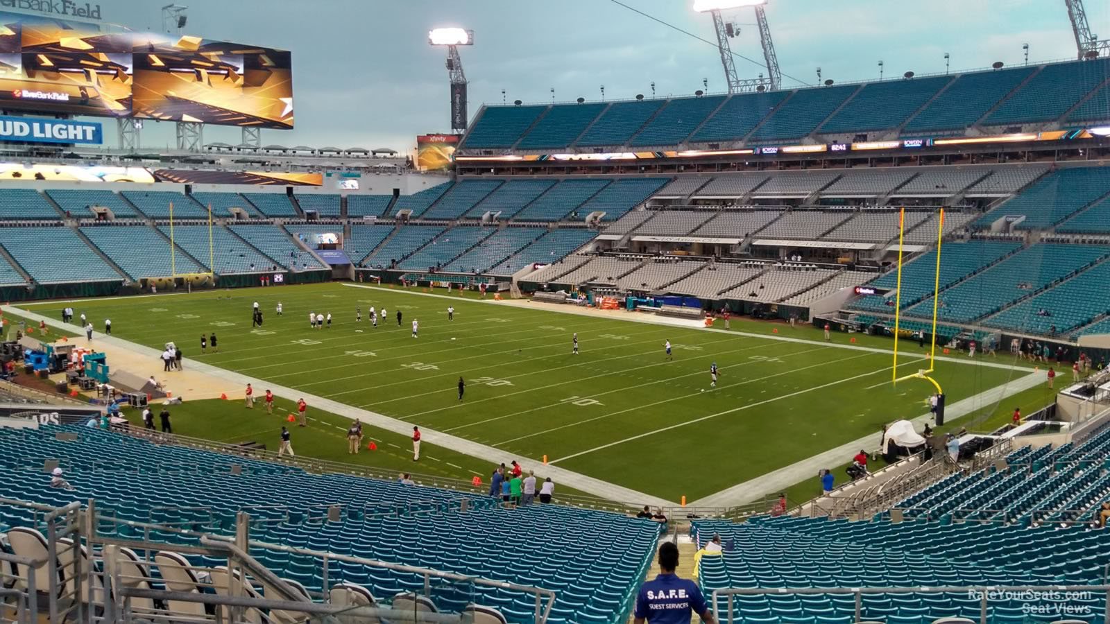section 202, row g seat view  - tiaa bank field