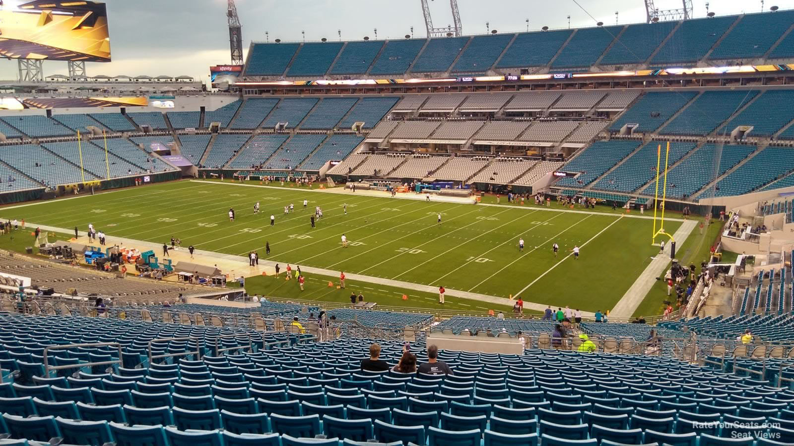 section 204, row cc seat view  - tiaa bank field