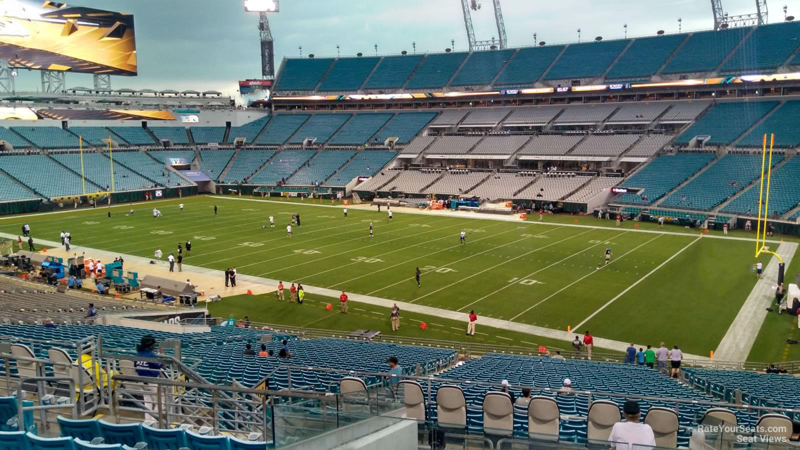 tiaa bank field section 204 rateyourseats com tiaa bank field interactive seating chart