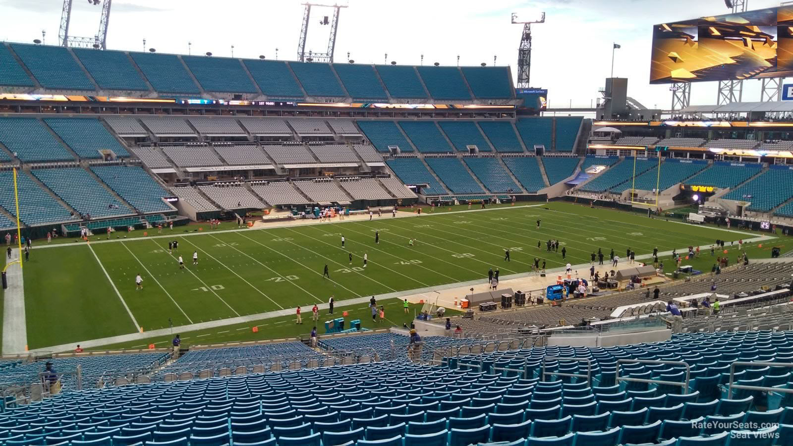 section 214, row cc seat view  - tiaa bank field