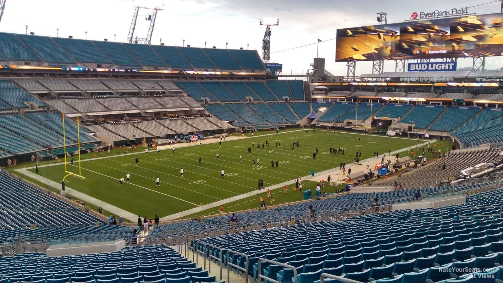 section 217, row cc seat view  - tiaa bank field