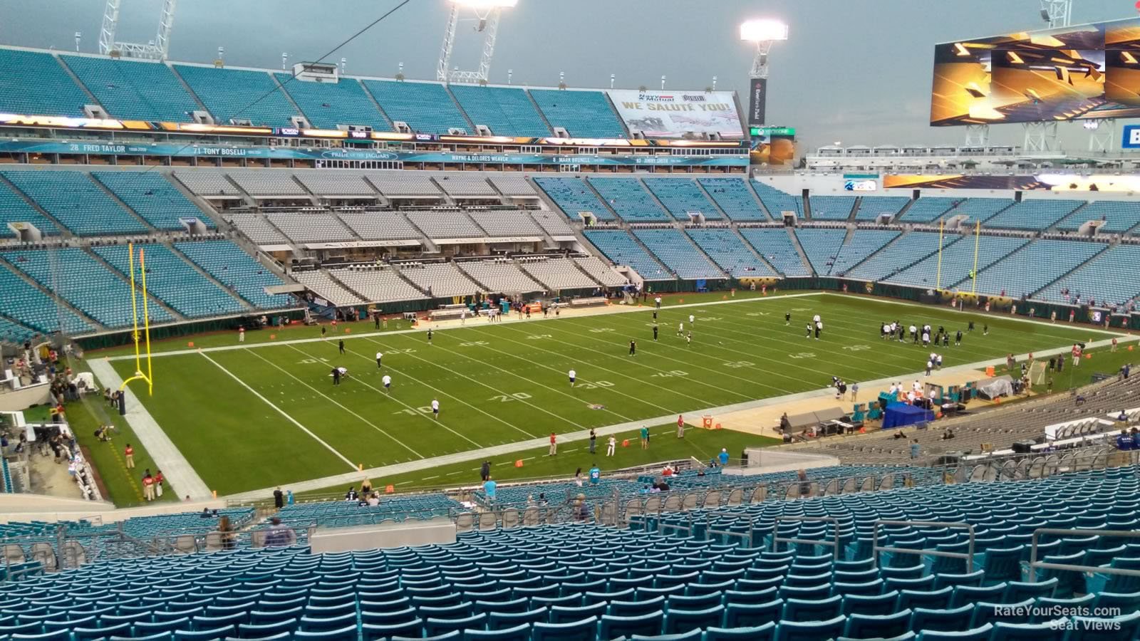 section 242, row cc seat view  - tiaa bank field