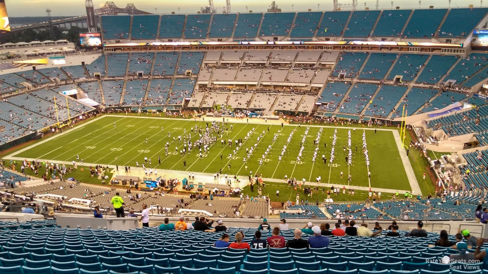 section 408, row bb seat view  - everbank stadium