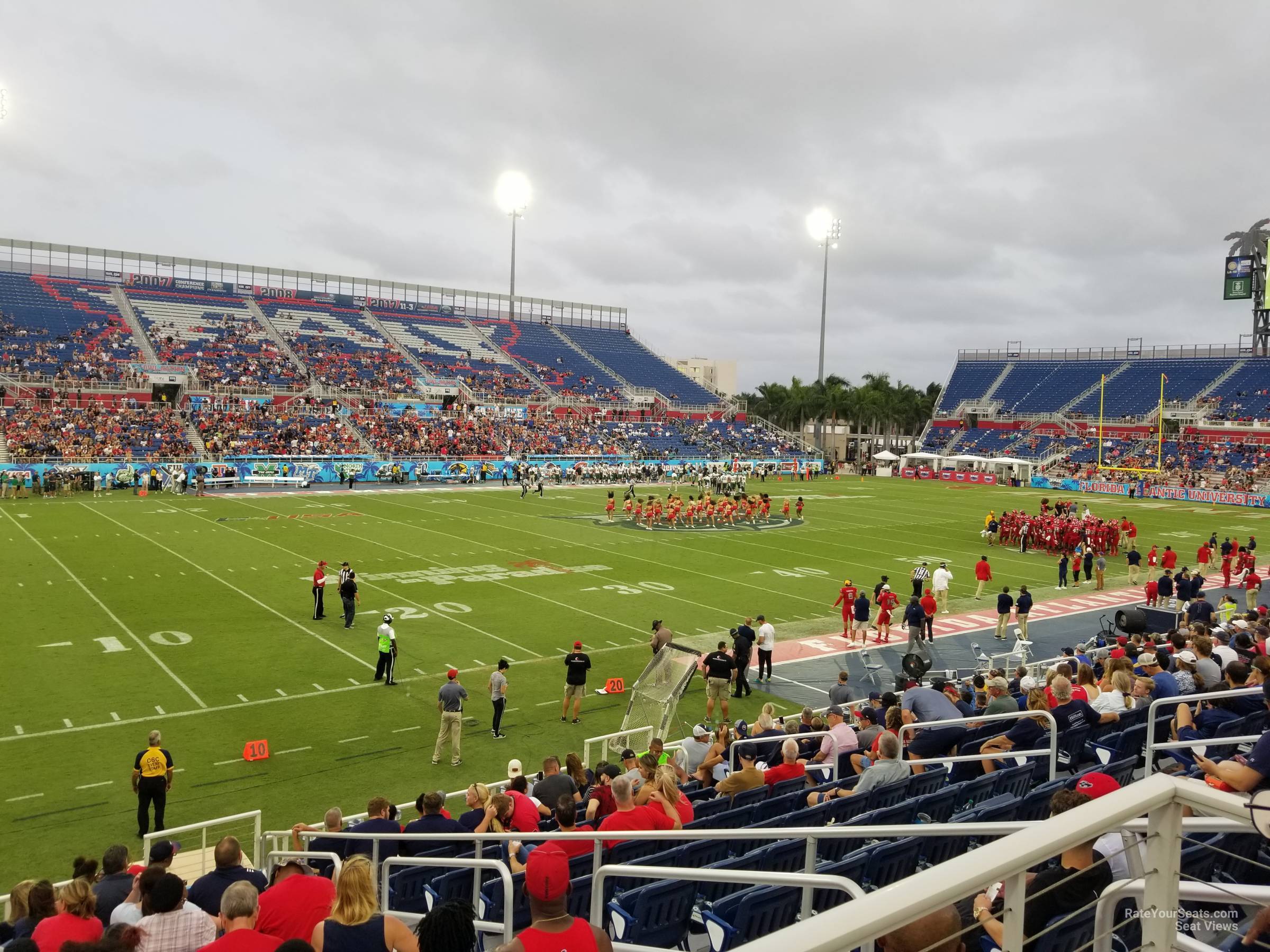 section 110, row pc seat view  - fau stadium