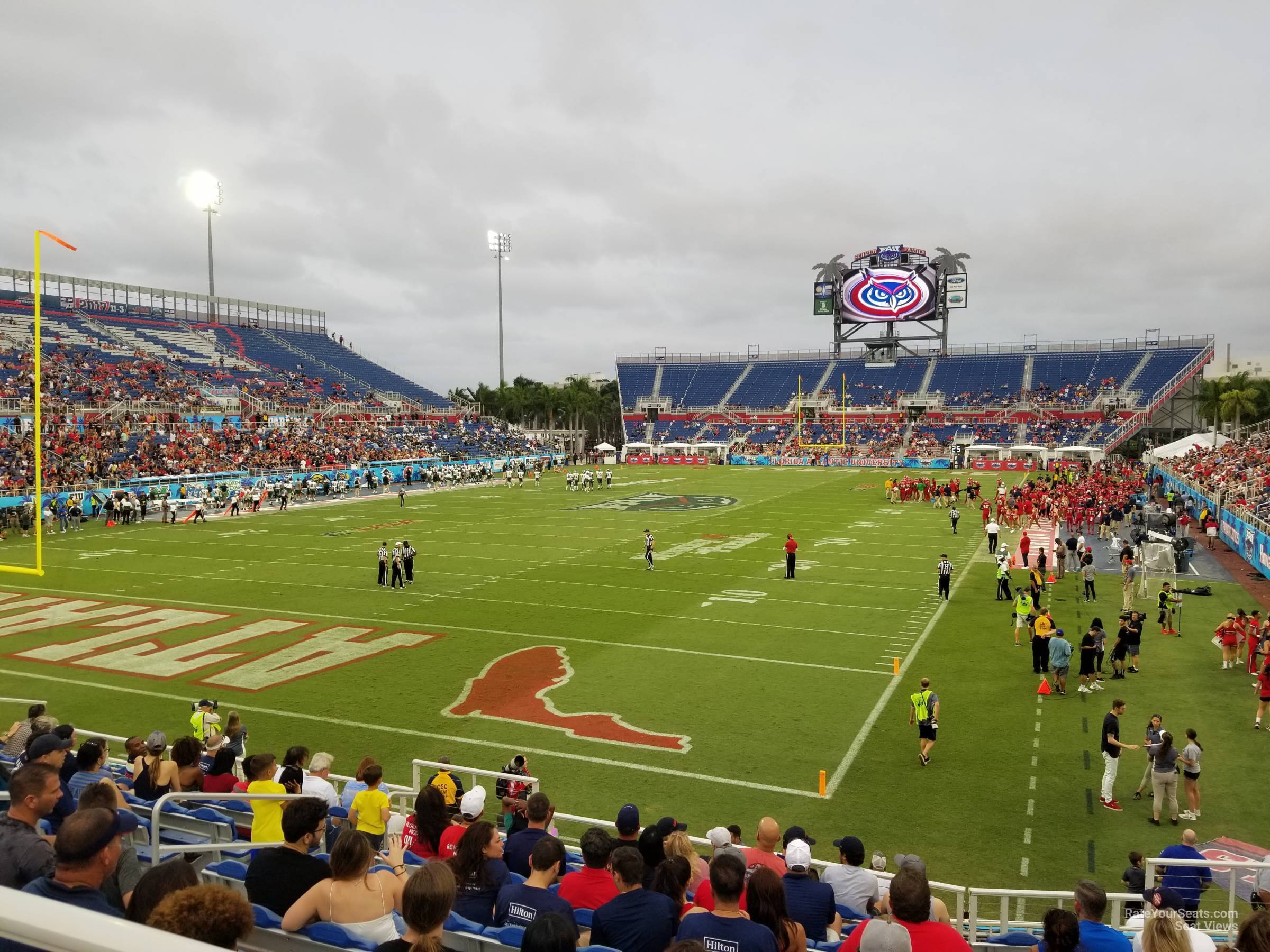 section 115, row pc seat view  - fau stadium