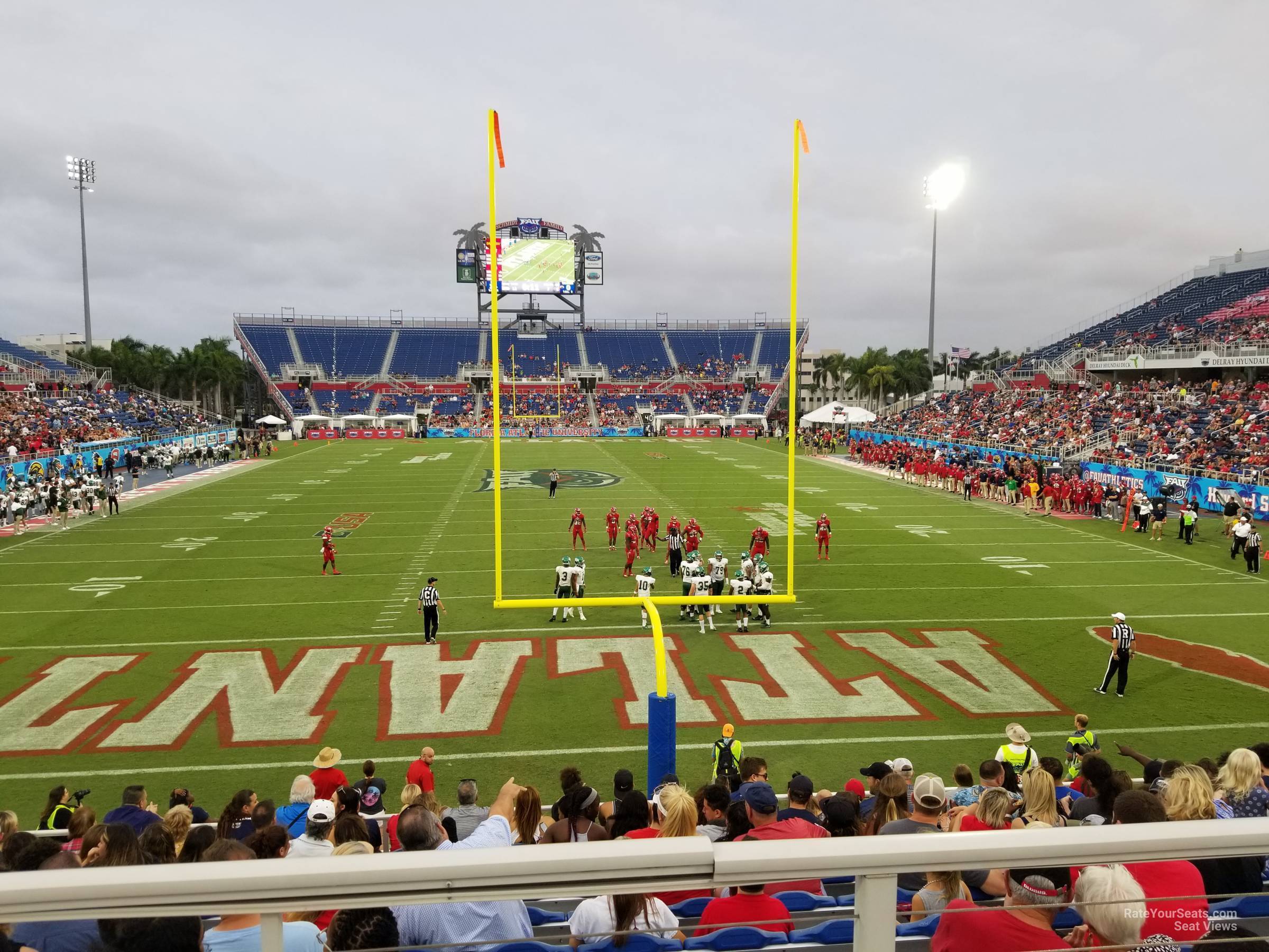 section 117, row pc seat view  - fau stadium