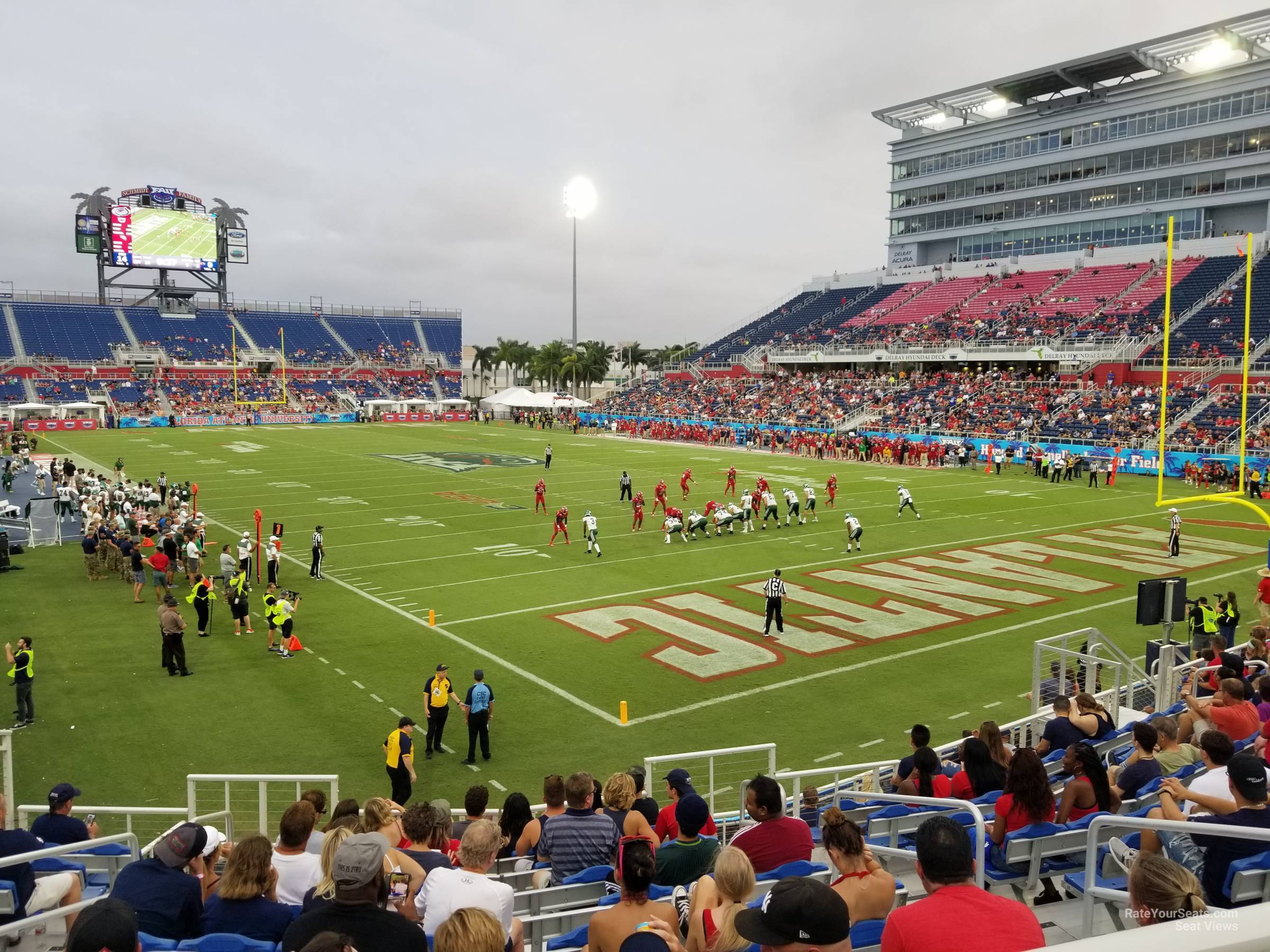 section 120, row pc seat view  - fau stadium