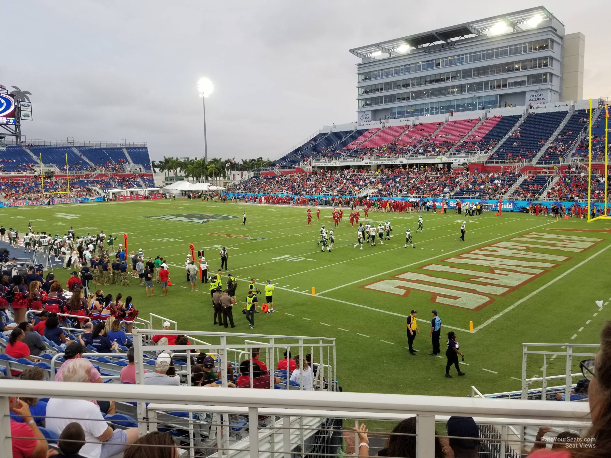 section 121, row pc seat view  - fau stadium