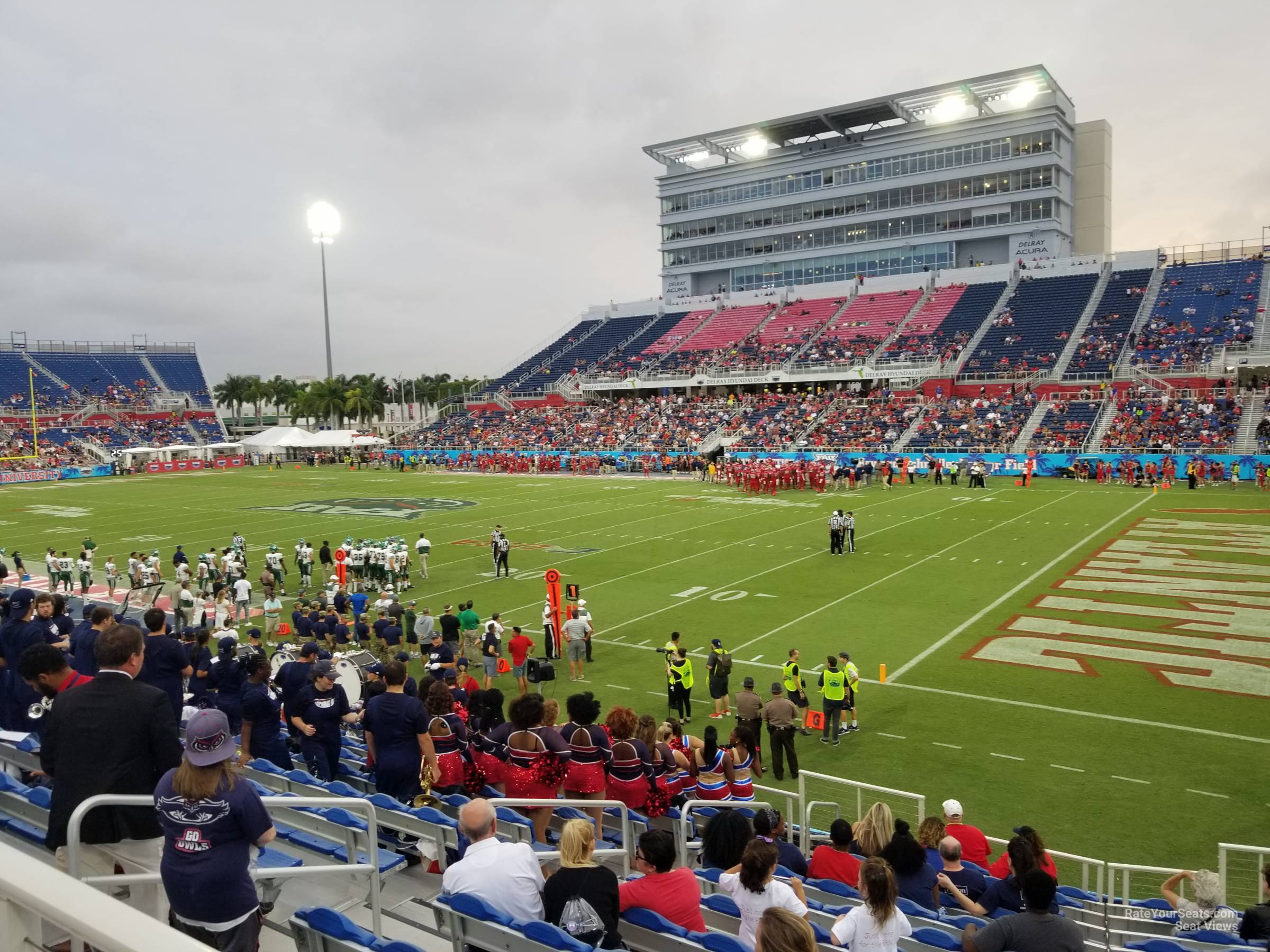 section 123, row pc seat view  - fau stadium