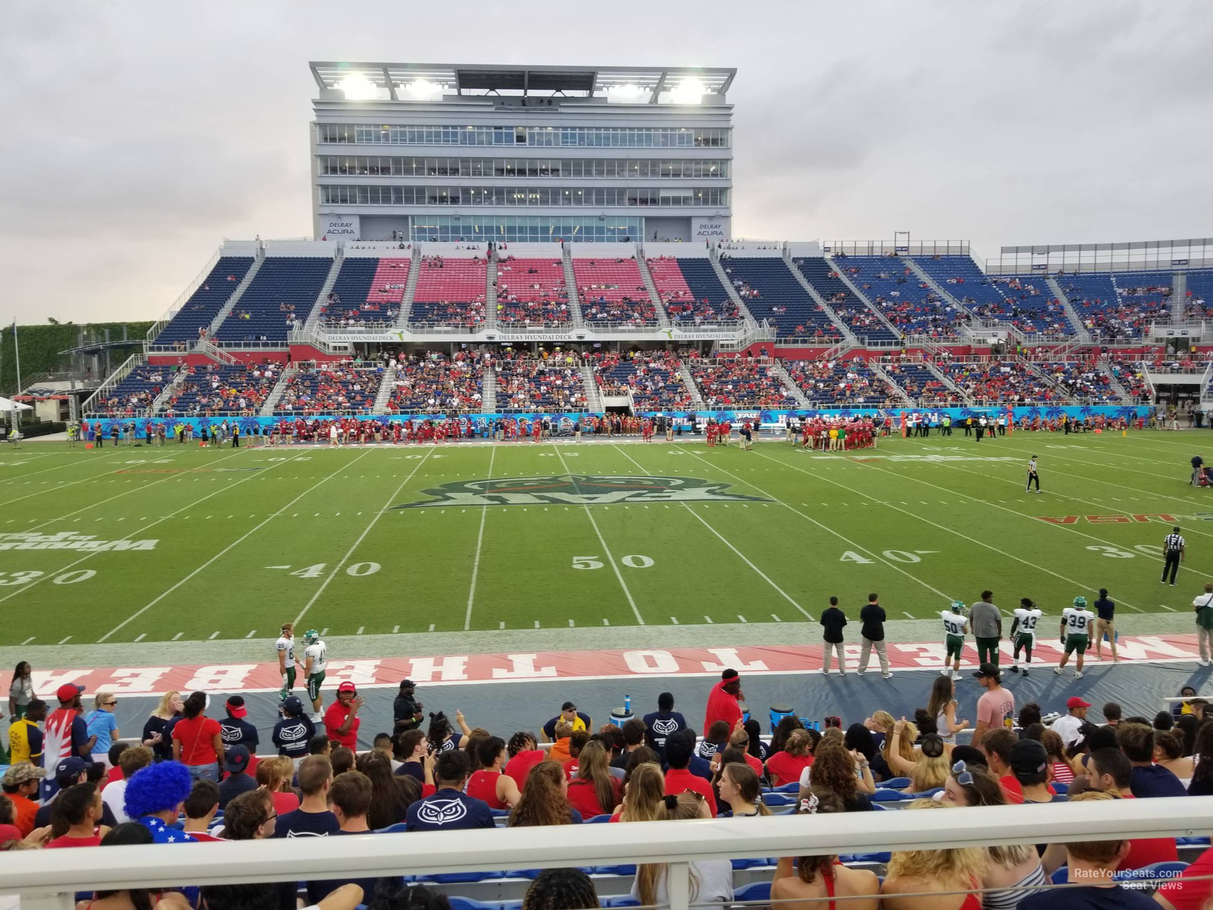 section 127, row pc seat view  - fau stadium