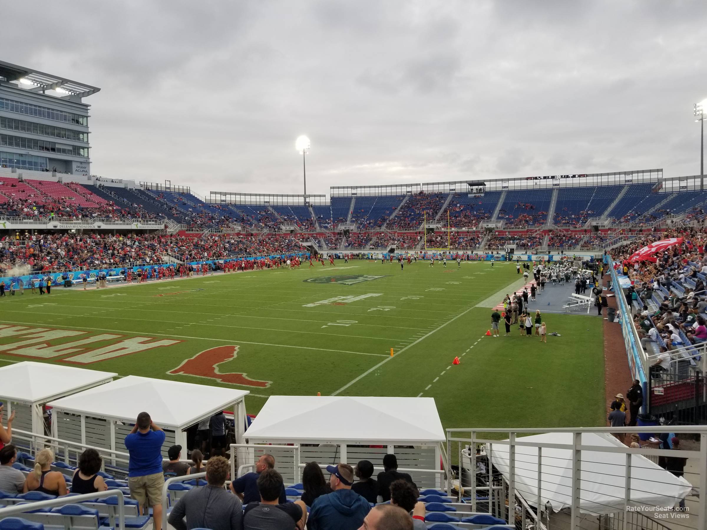 section 131, row ac seat view  - fau stadium