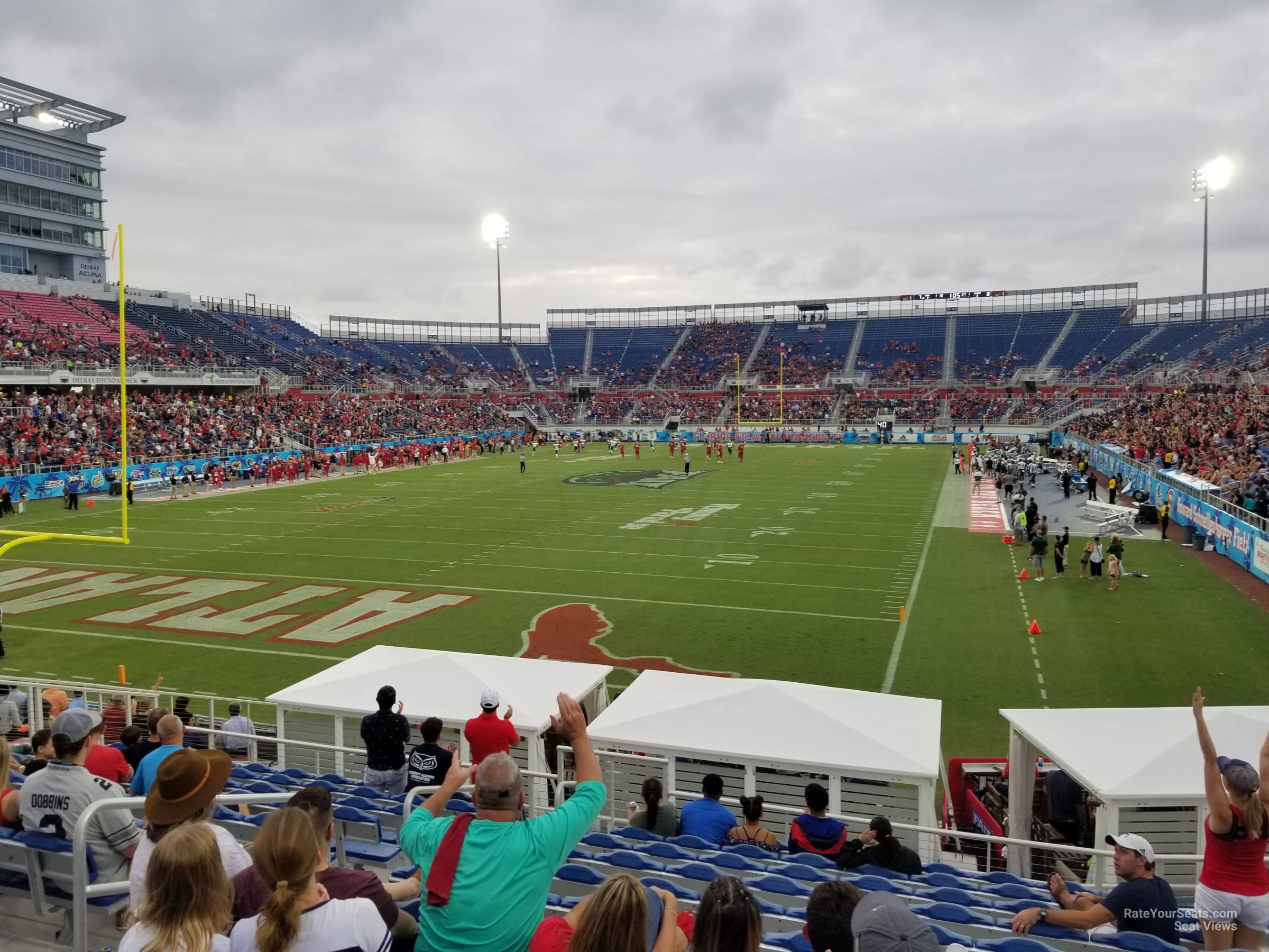 section 132, row ac seat view  - fau stadium