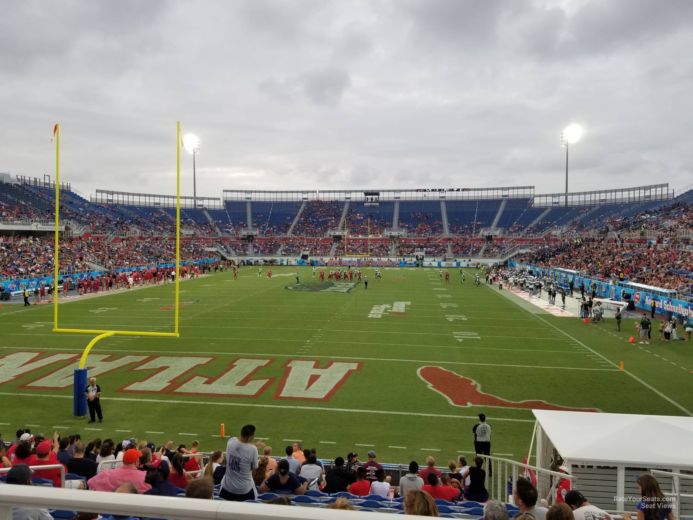 section 133, row sc seat view  - fau stadium