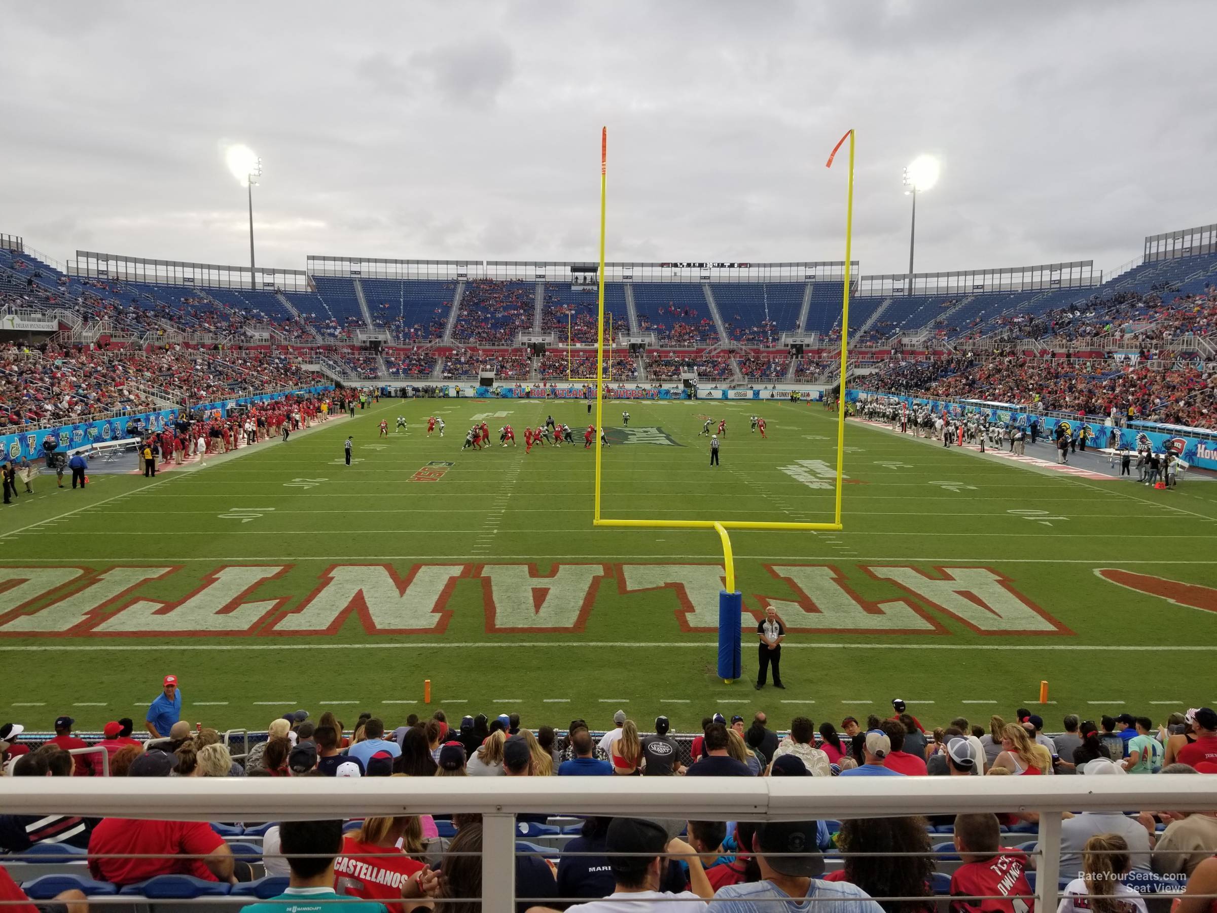 section 134, row sc seat view  - fau stadium