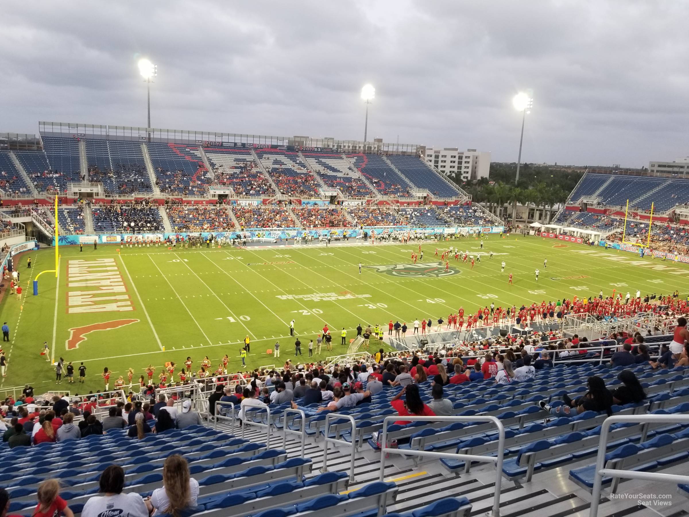 section 211, row dd seat view  - fau stadium