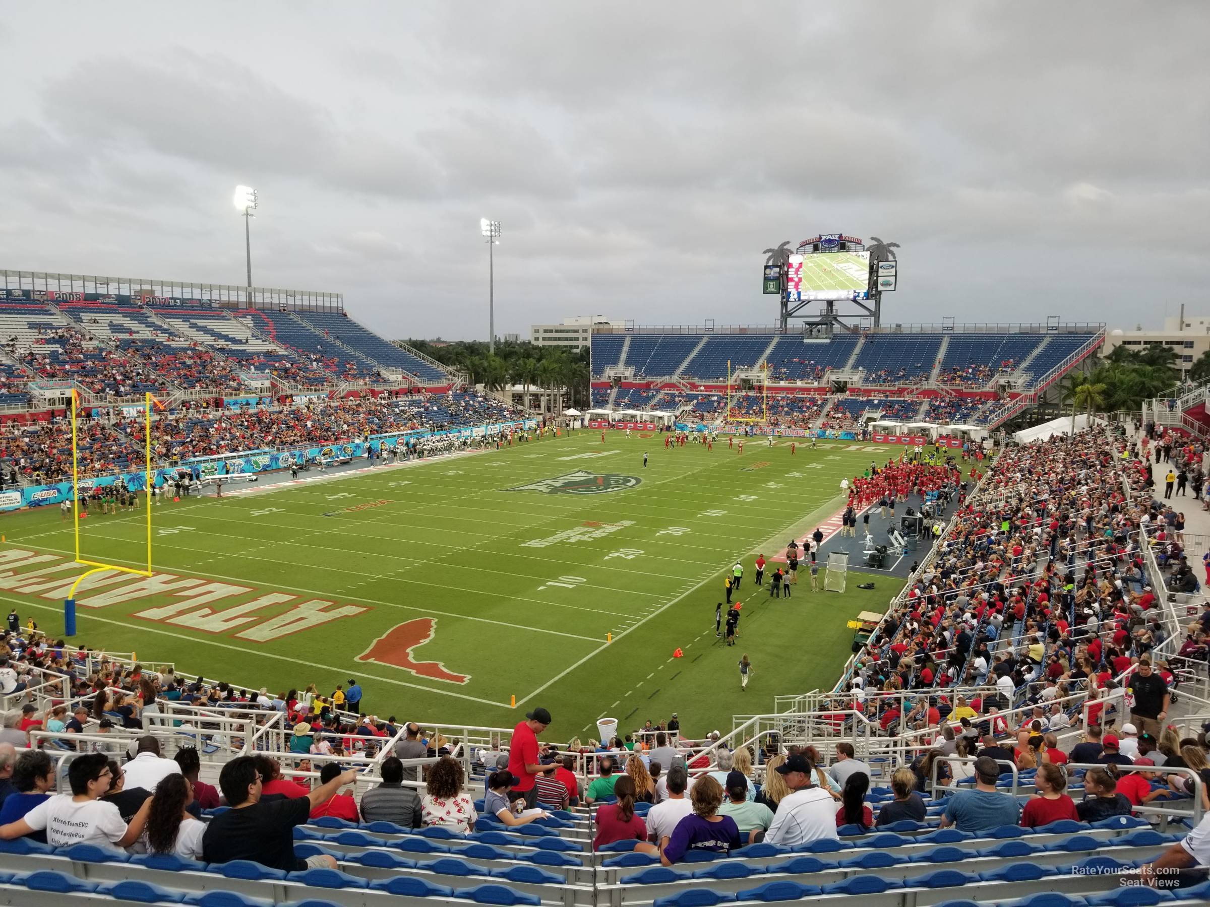 section 214, row t seat view  - fau stadium