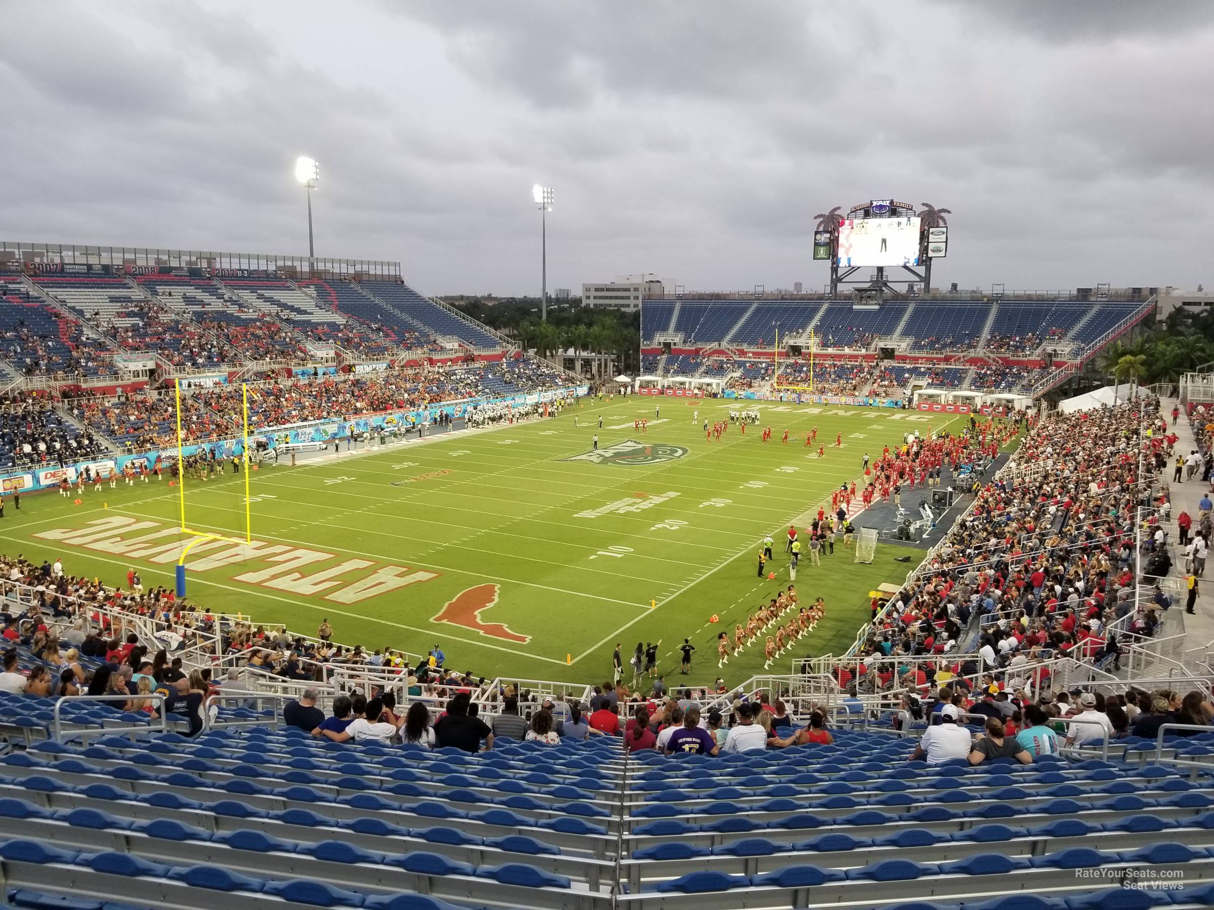 section 214, row z seat view  - fau stadium