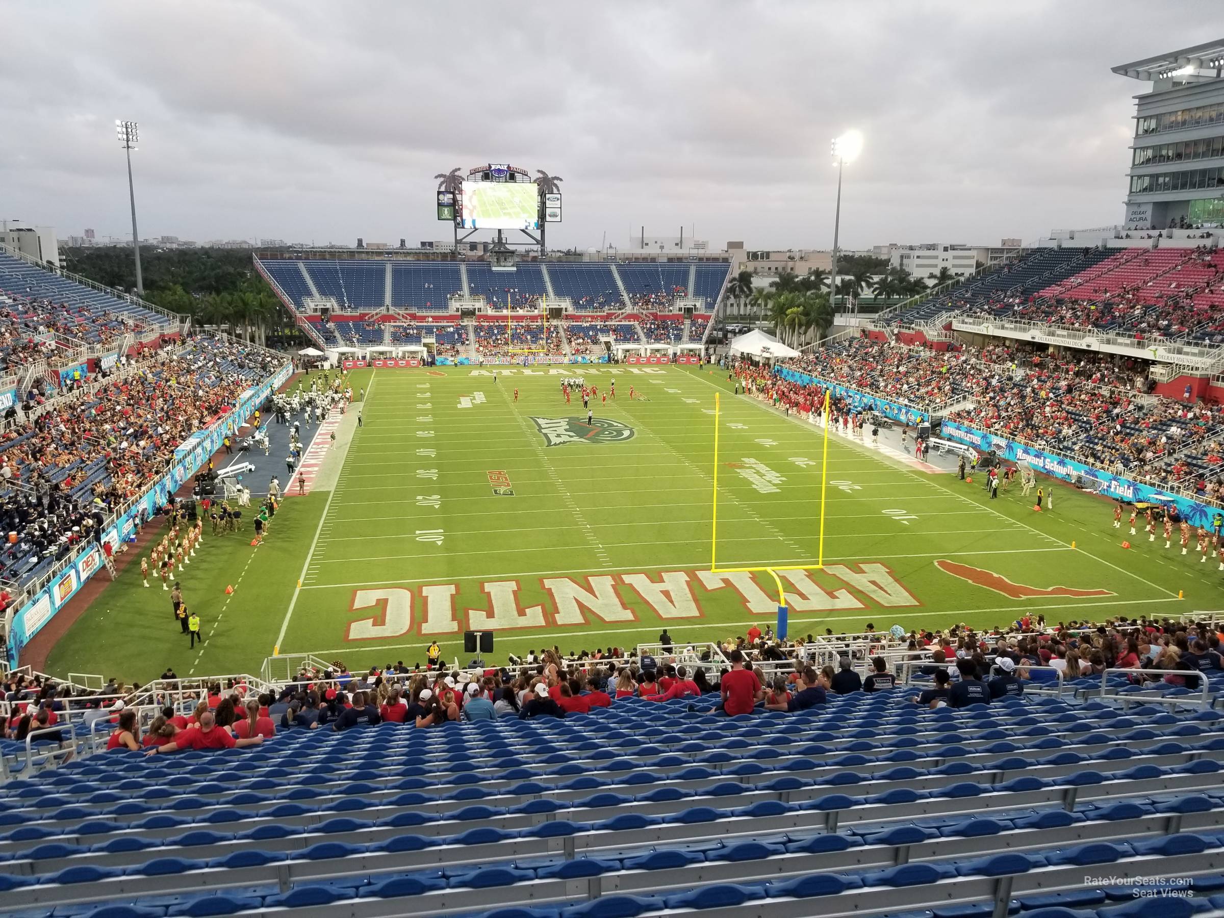 section 218, row dd seat view  - fau stadium