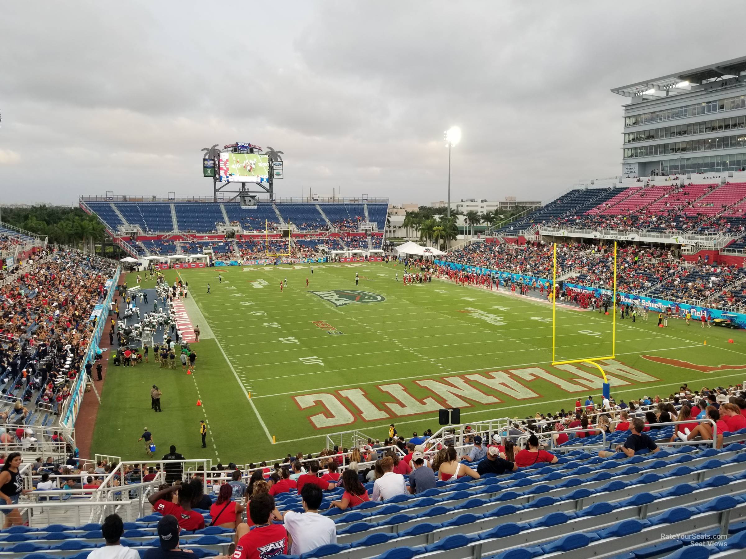 section 219, row t seat view  - fau stadium