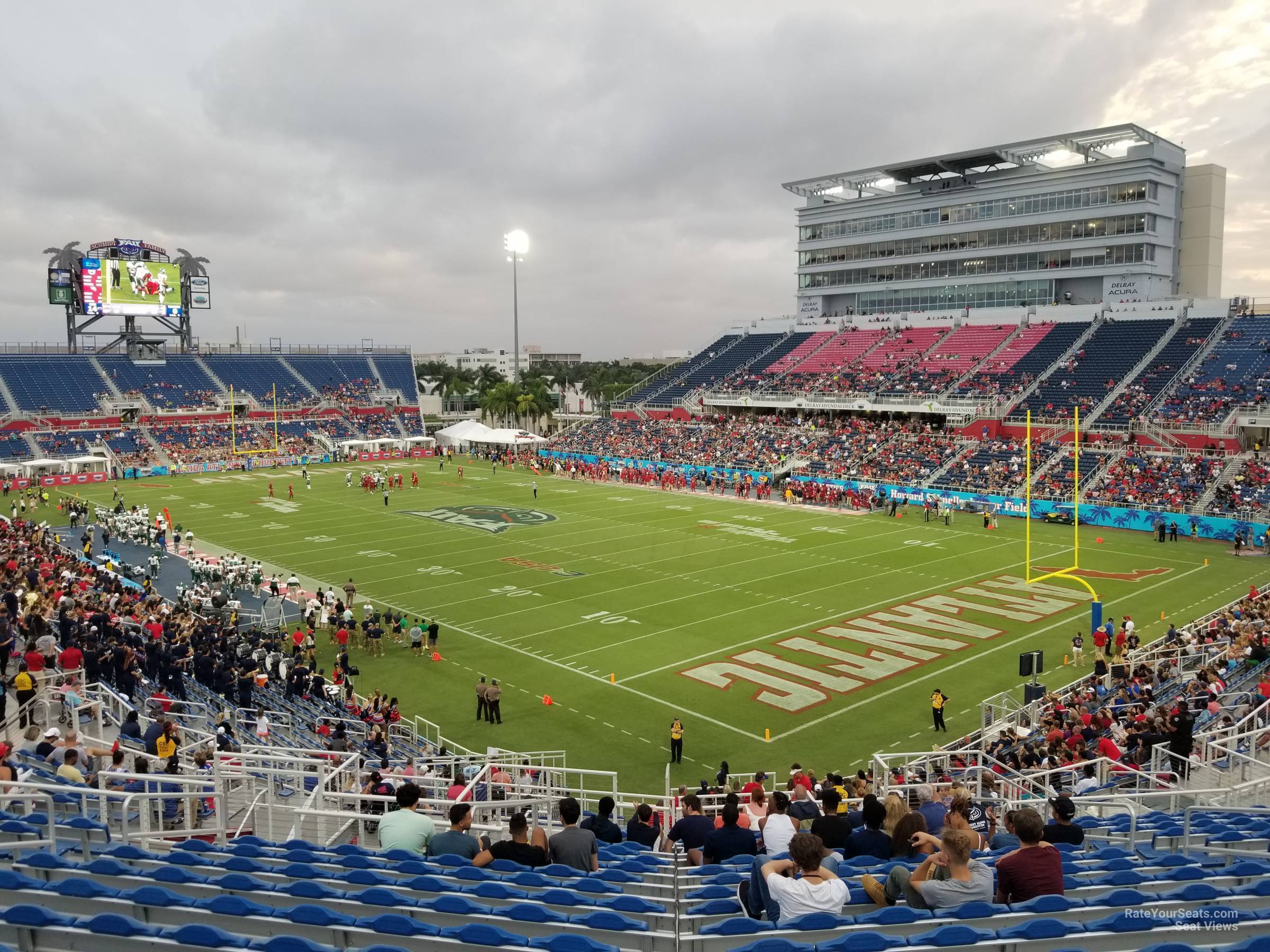 section 221, row t seat view  - fau stadium