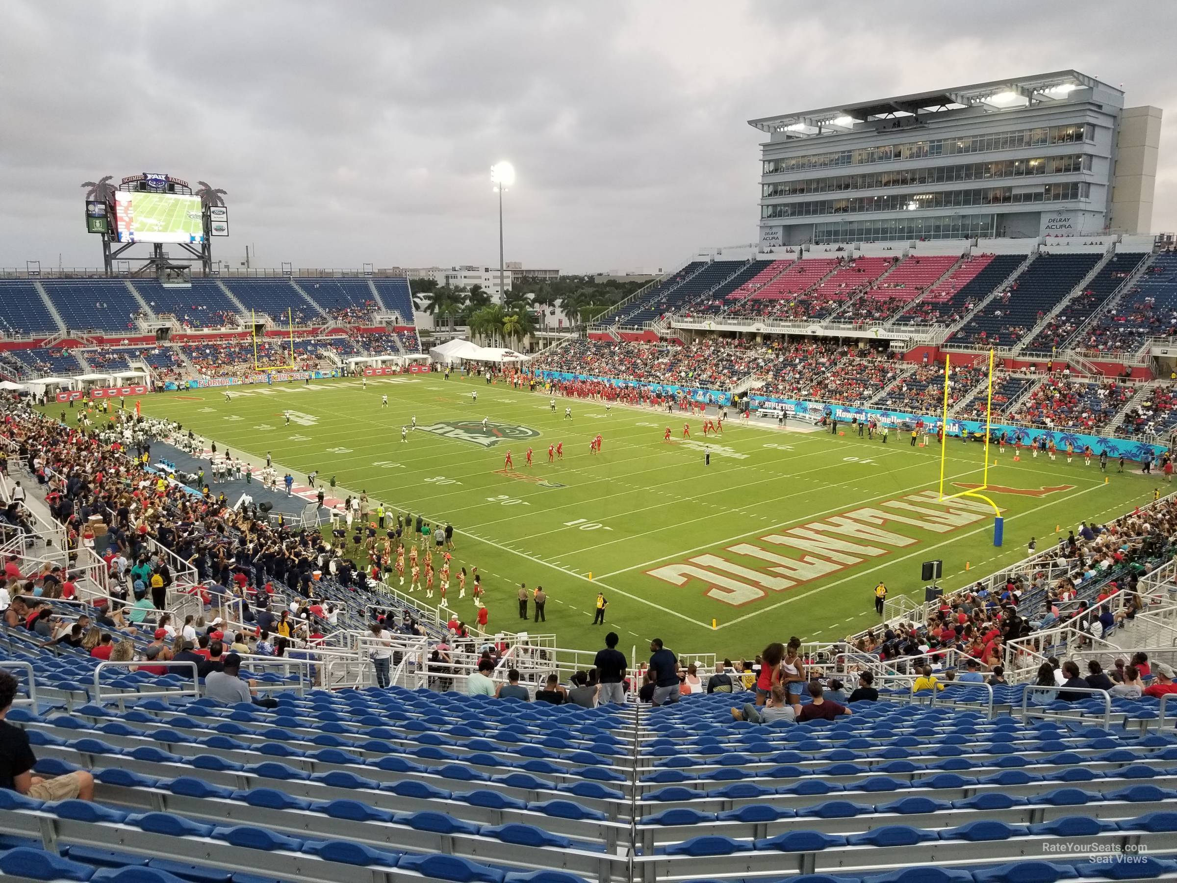 section 221, row z seat view  - fau stadium