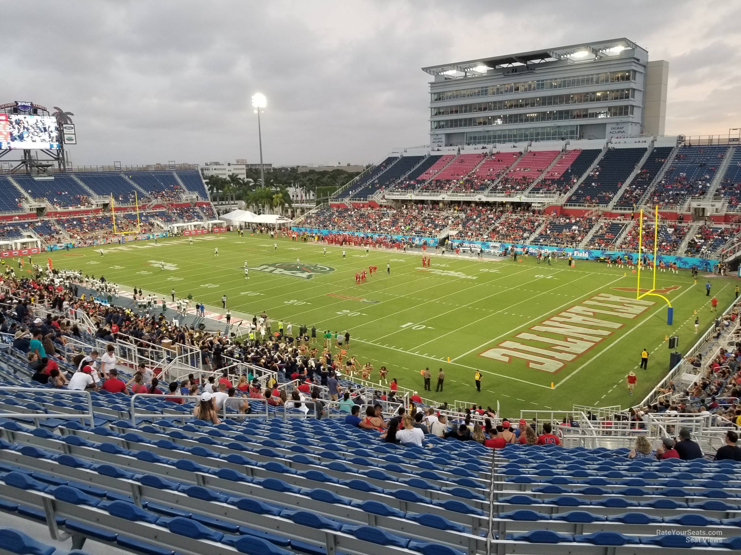 section 222, row z seat view  - fau stadium