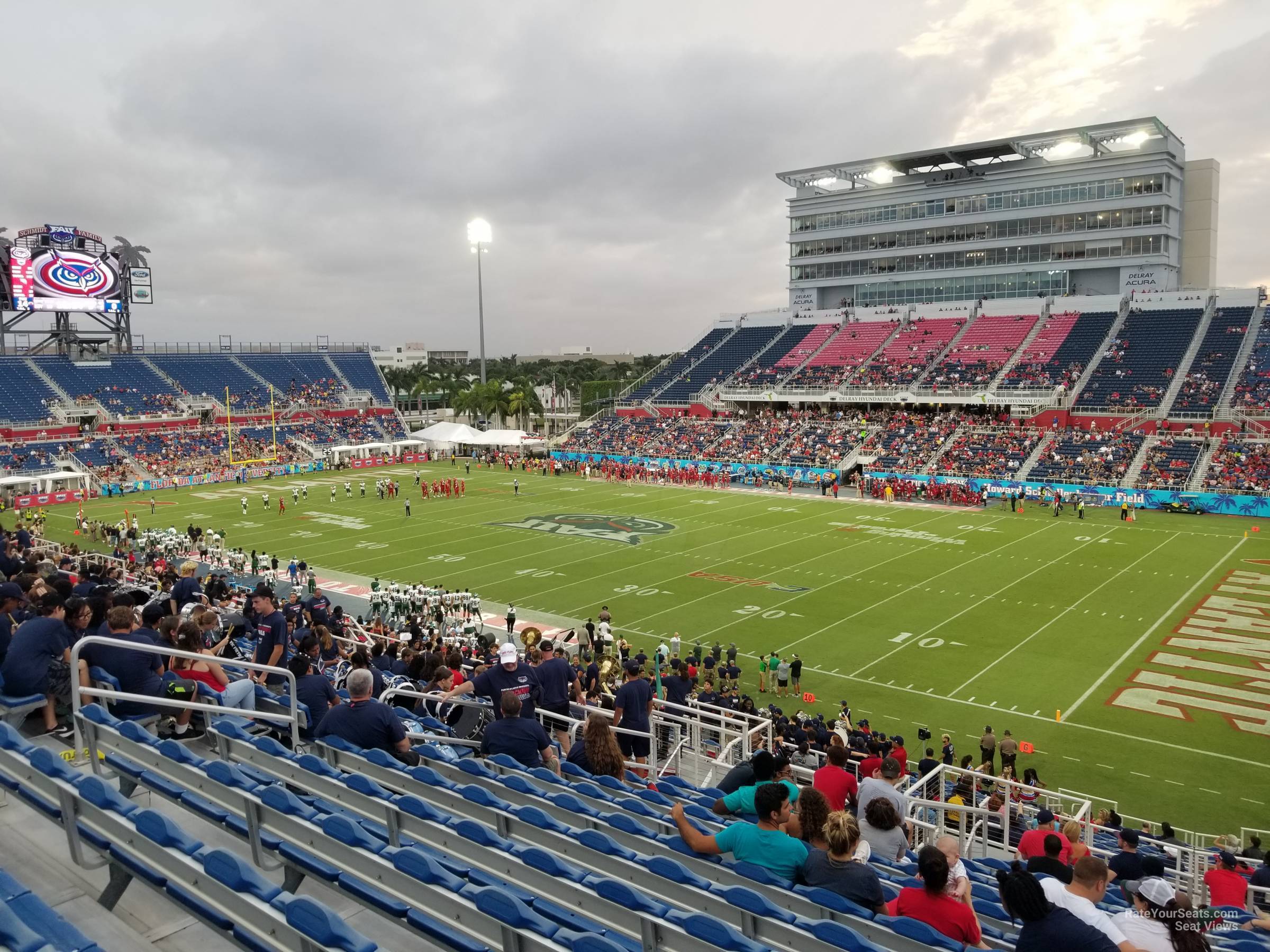 section 223, row t seat view  - fau stadium