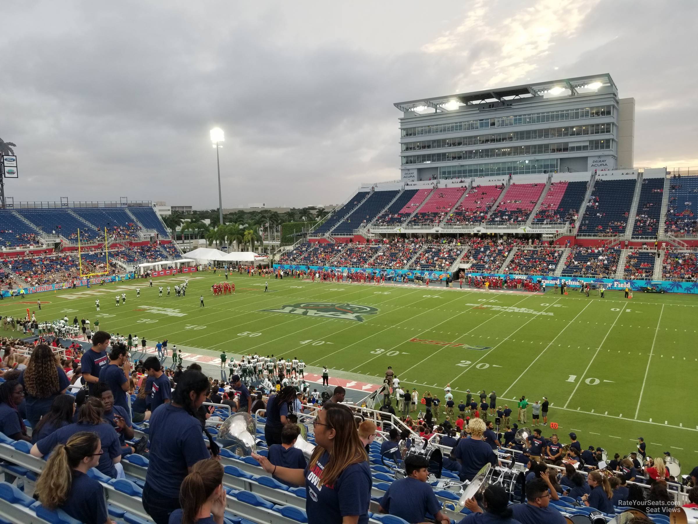 section 224, row t seat view  - fau stadium