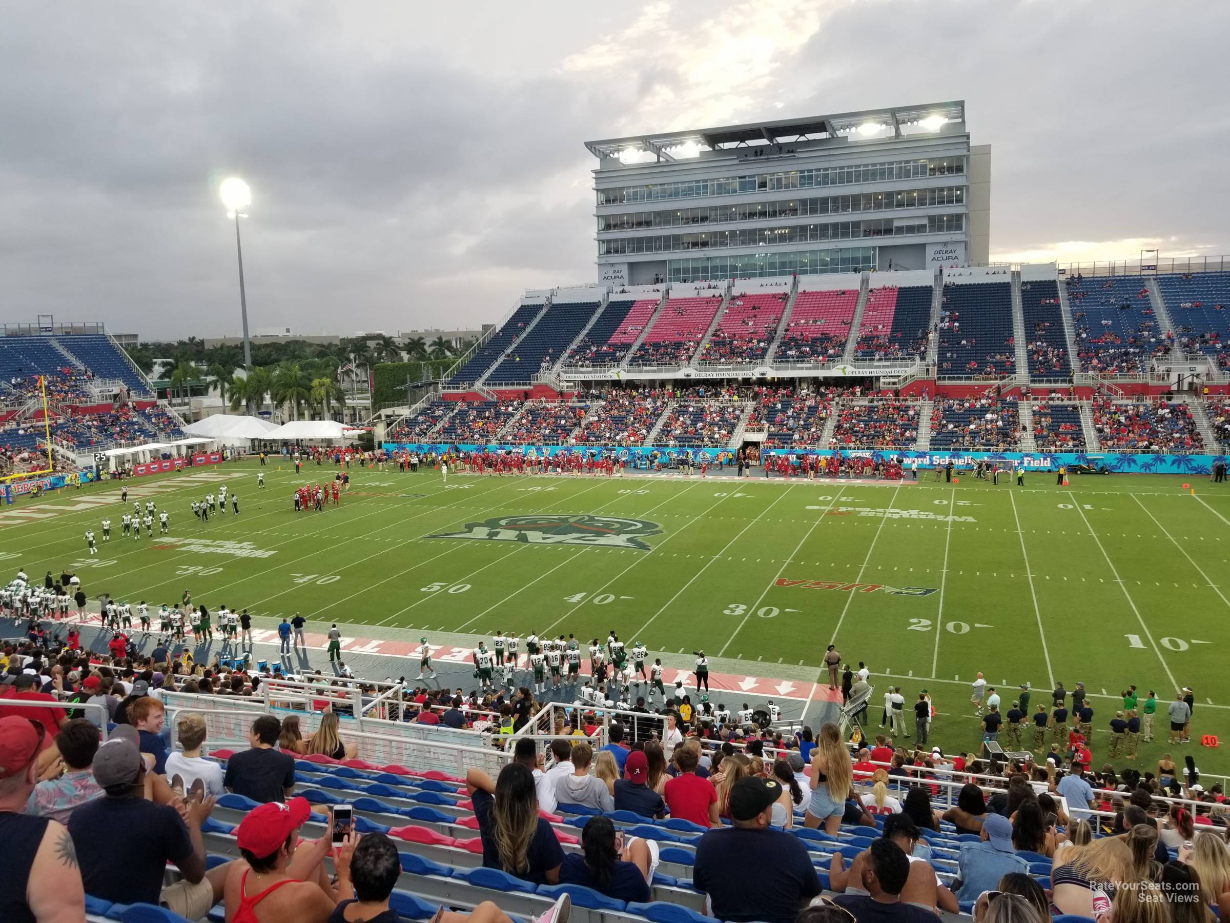 section 225, row t seat view  - fau stadium
