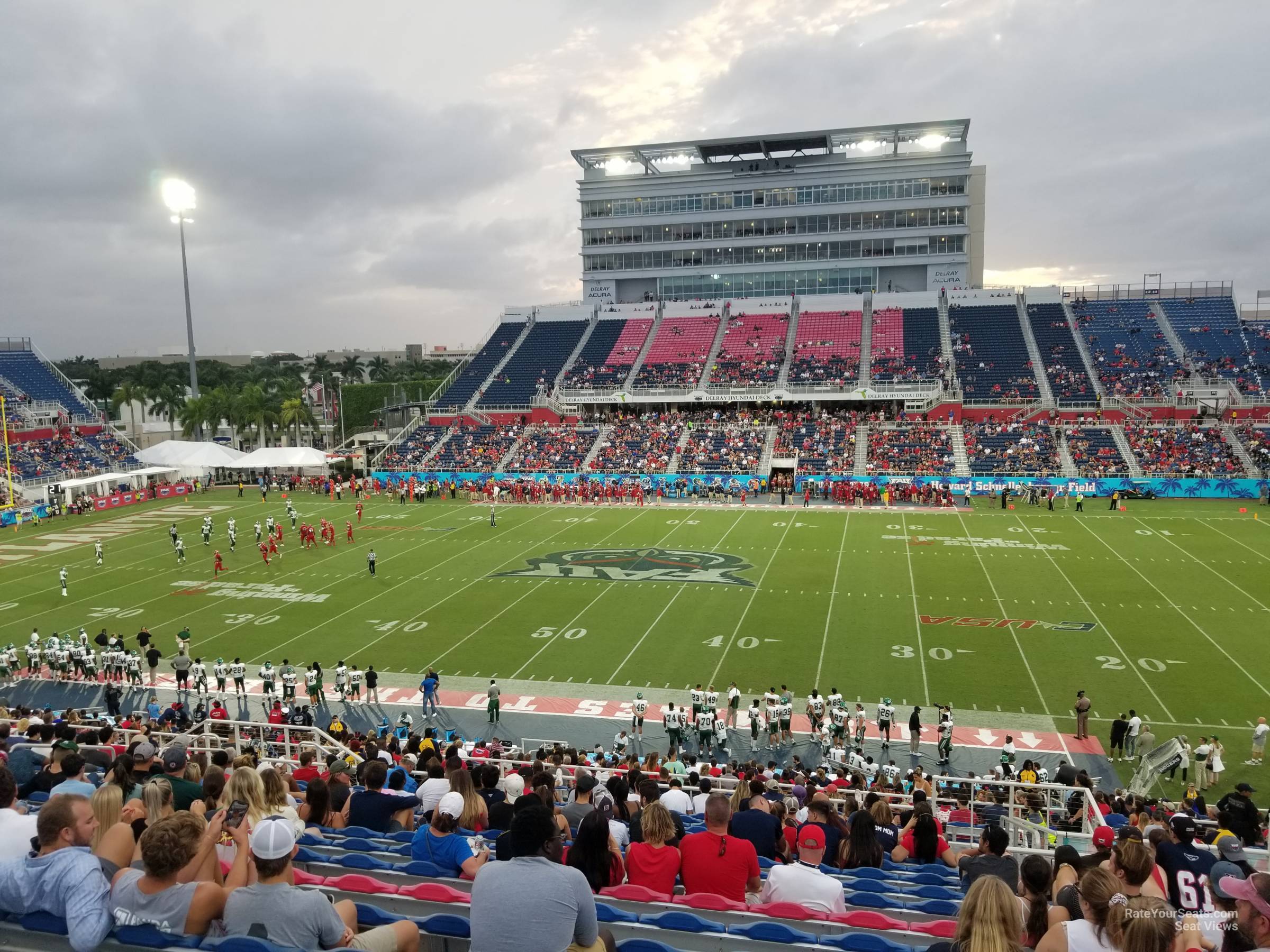 section 226, row t seat view  - fau stadium