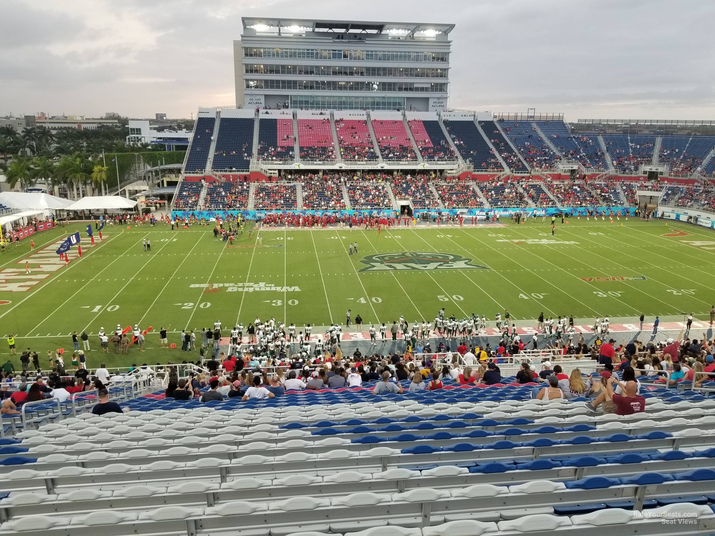 section 228, row dd seat view  - fau stadium