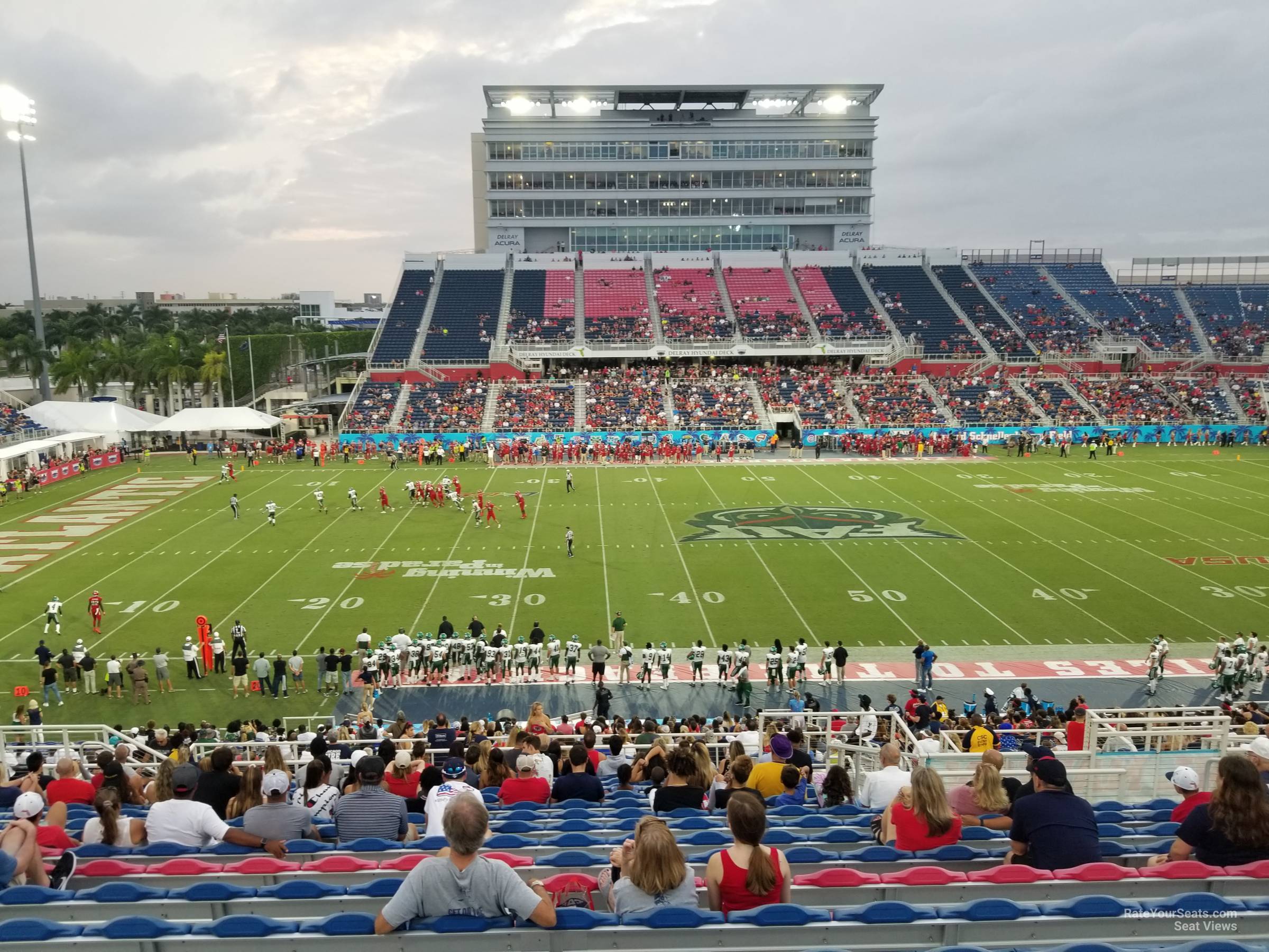 section 228, row t seat view  - fau stadium