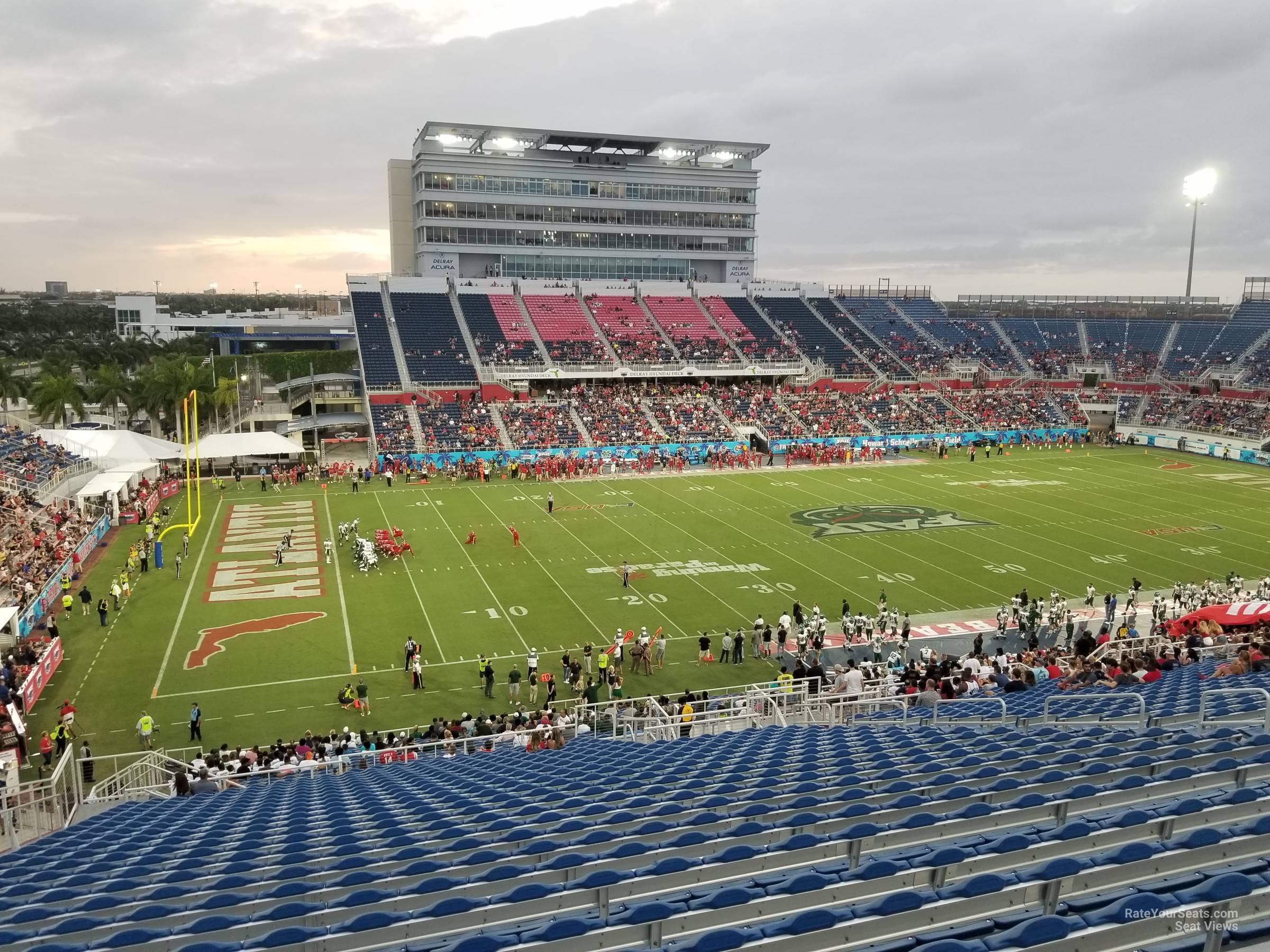 section 230, row dd seat view  - fau stadium