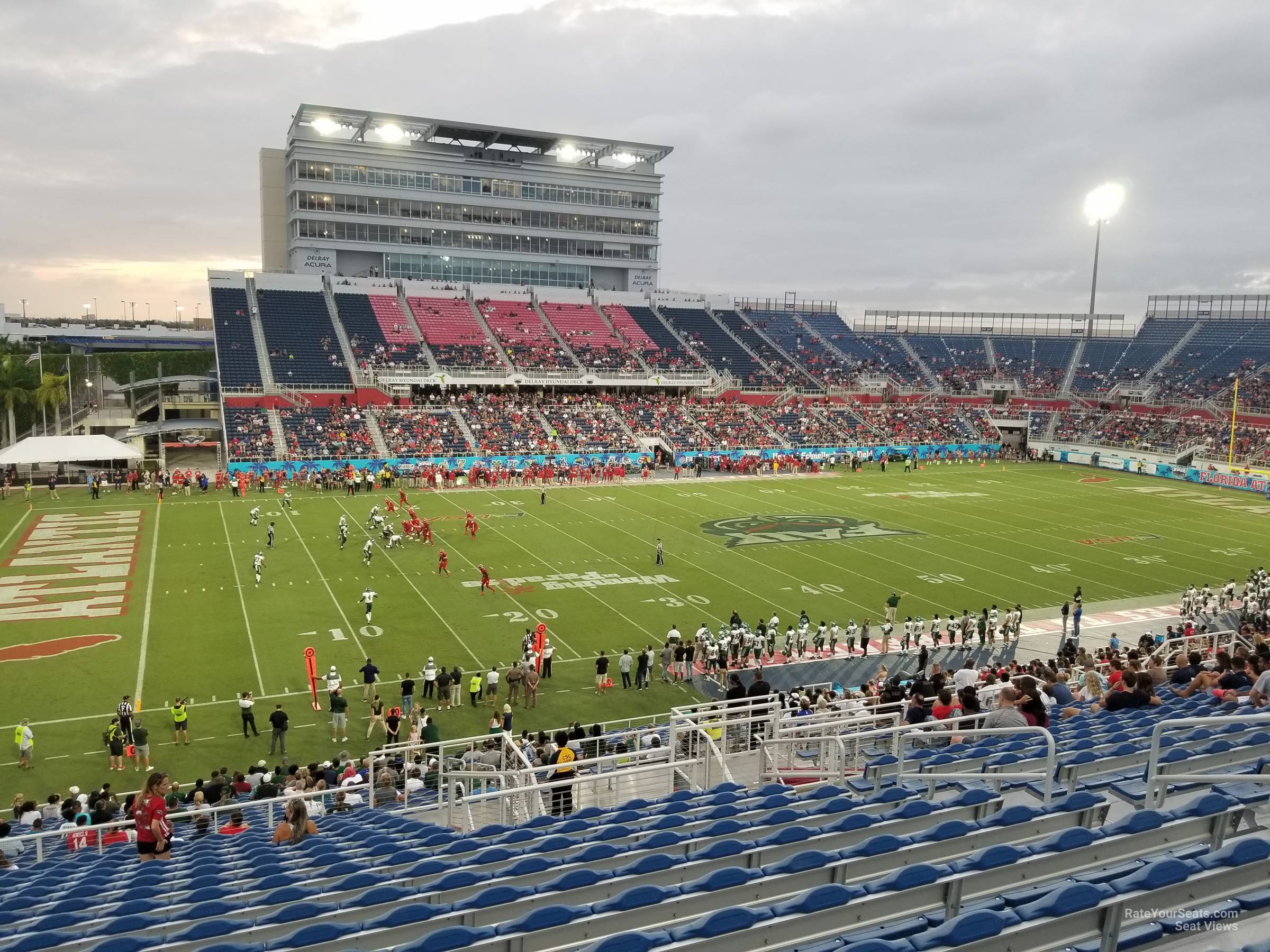 section 230, row t seat view  - fau stadium