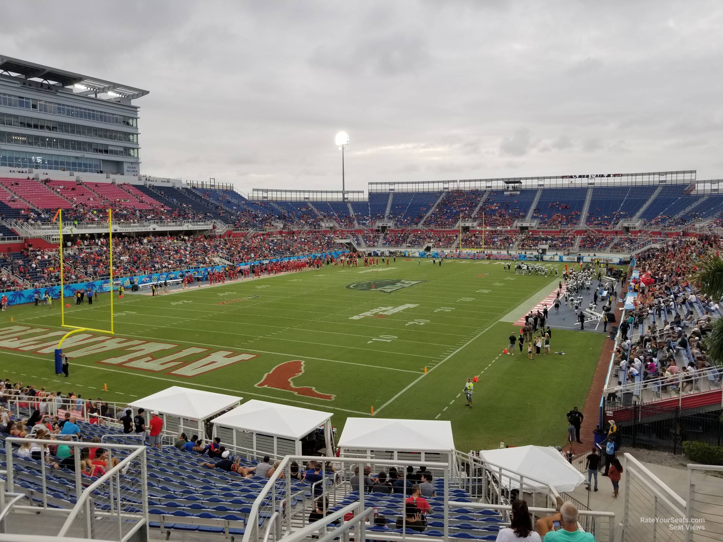 section 231, row j seat view  - fau stadium