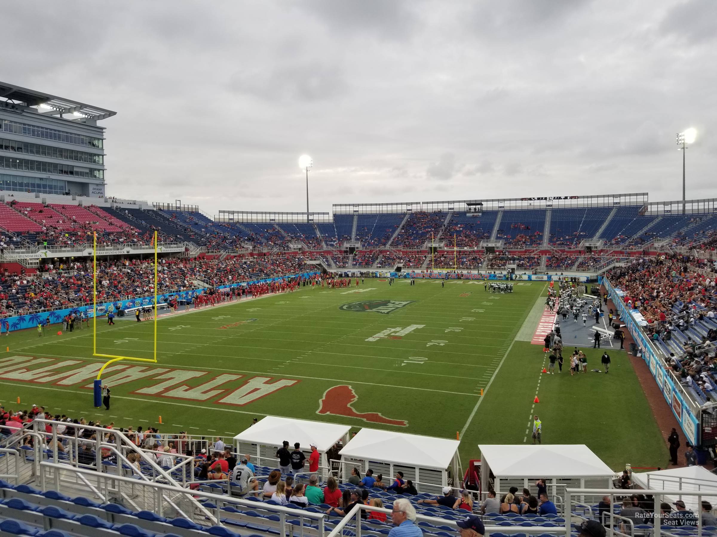 section 232, row j seat view  - fau stadium