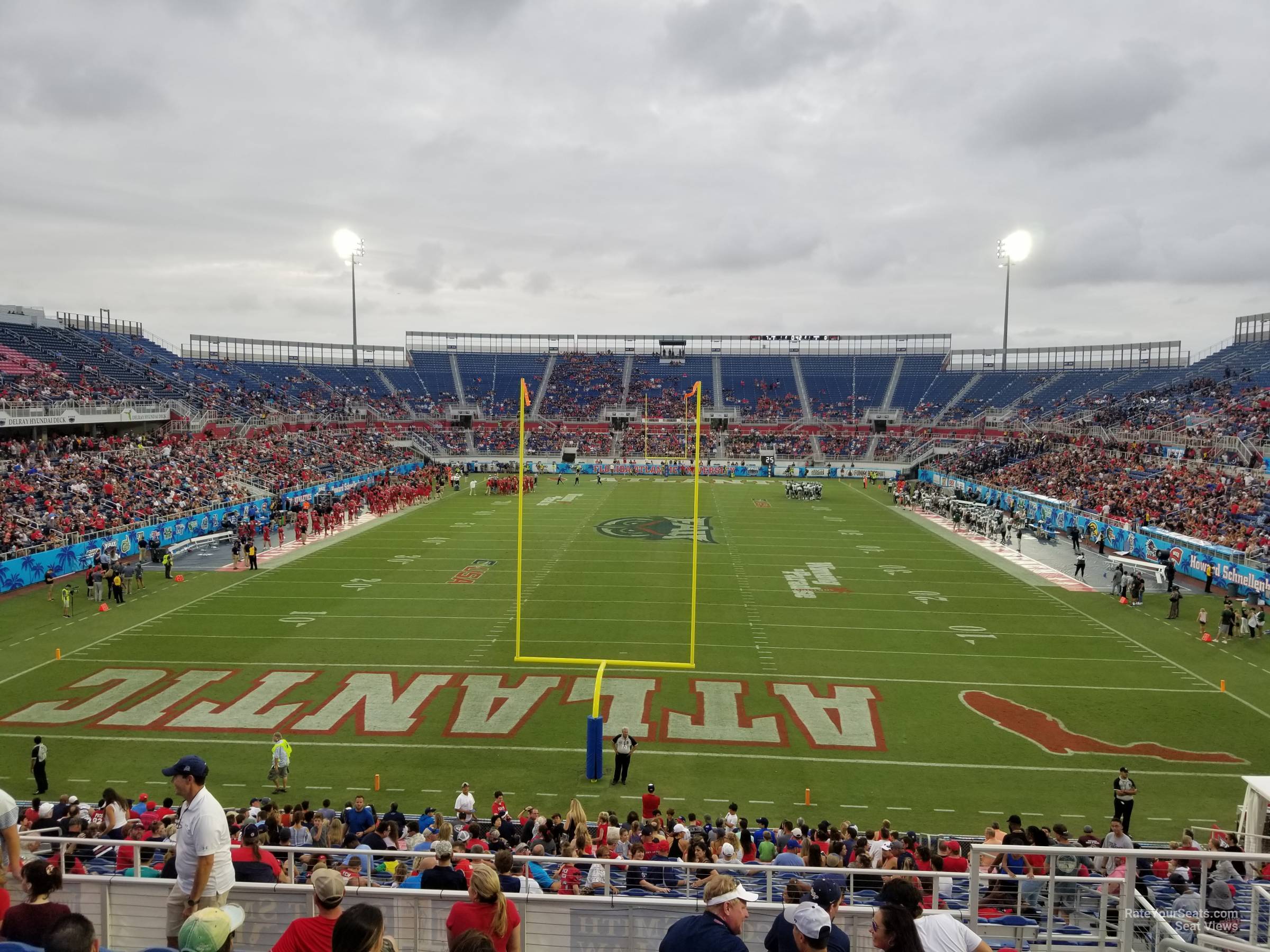 section 234, row j seat view  - fau stadium