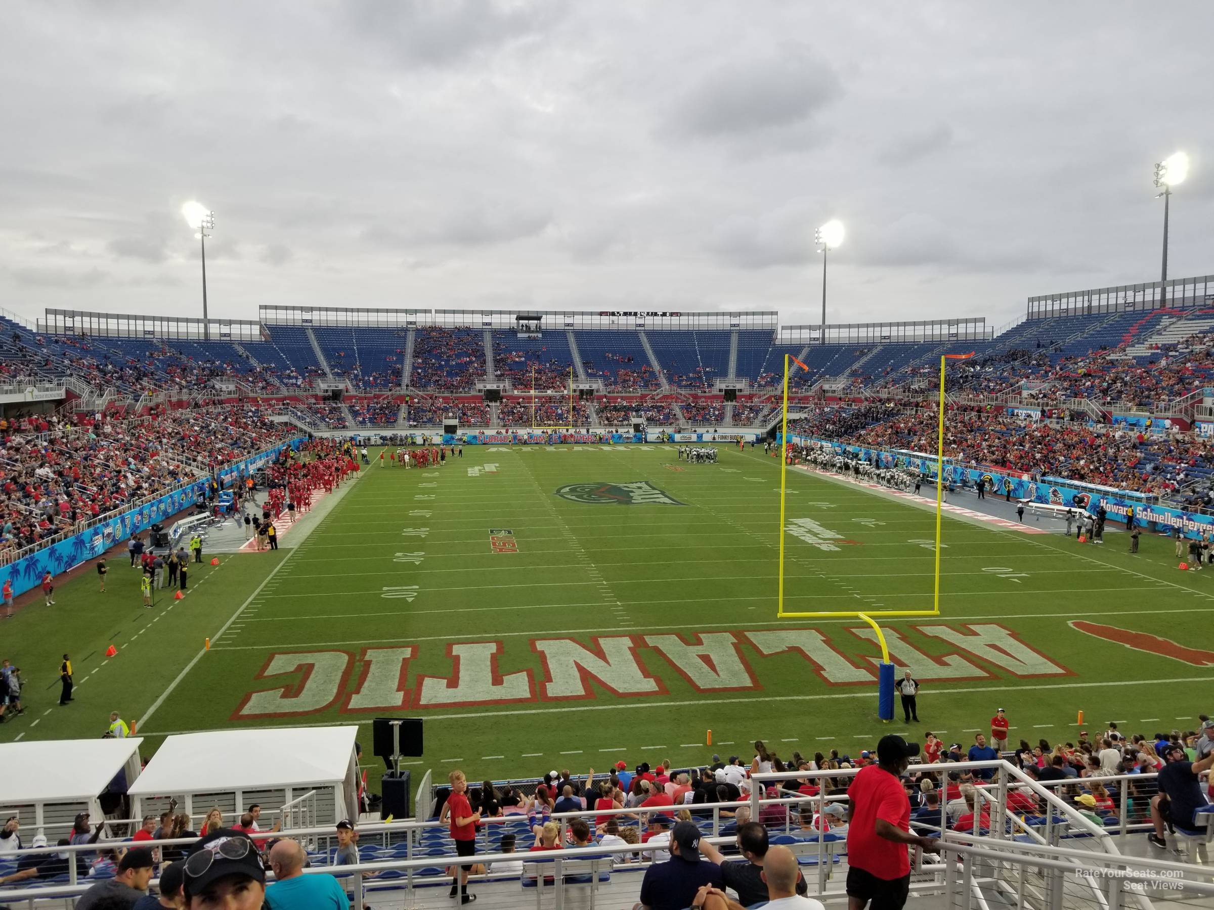 section 235, row j seat view  - fau stadium