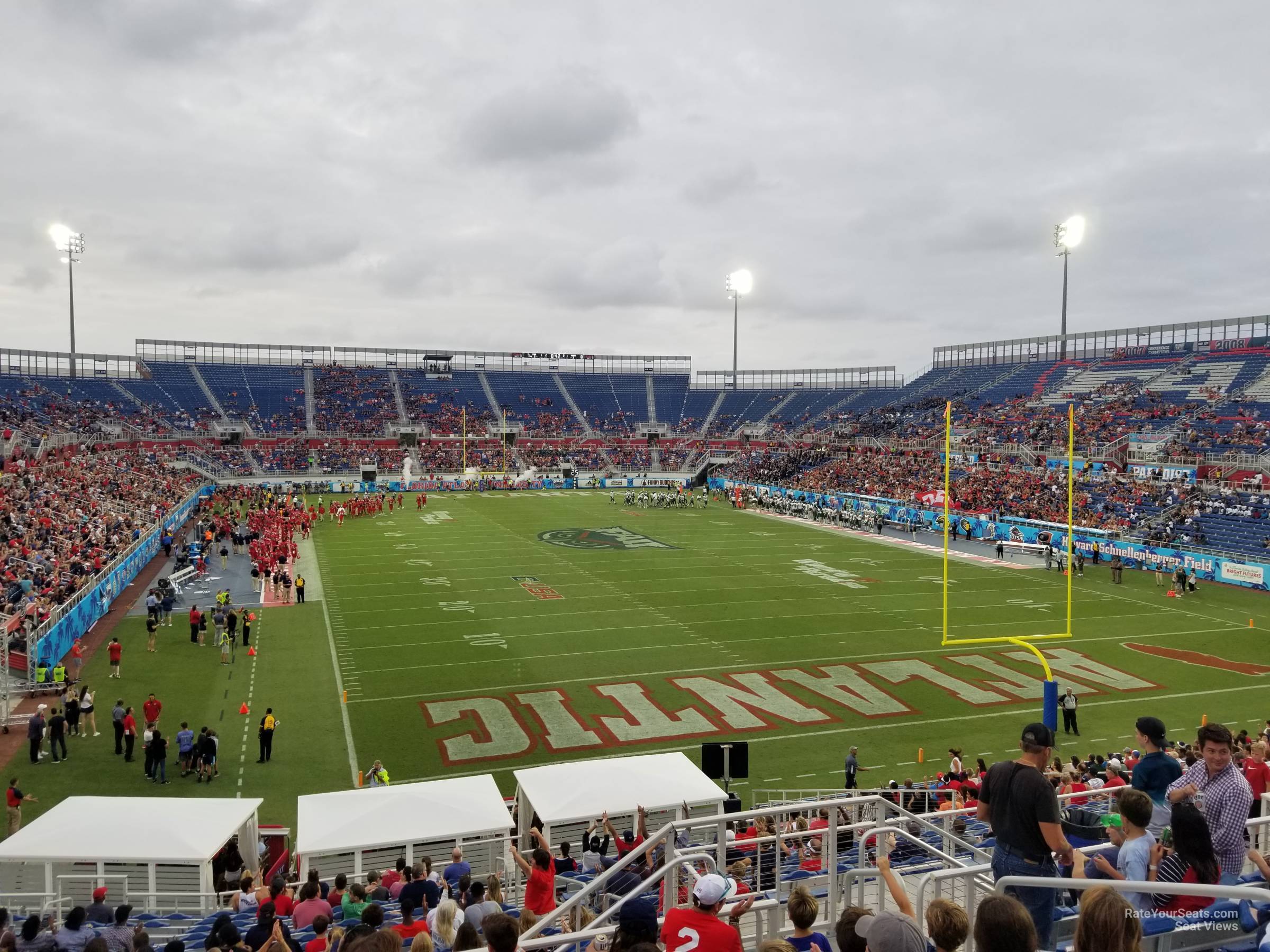 section 236, row j seat view  - fau stadium