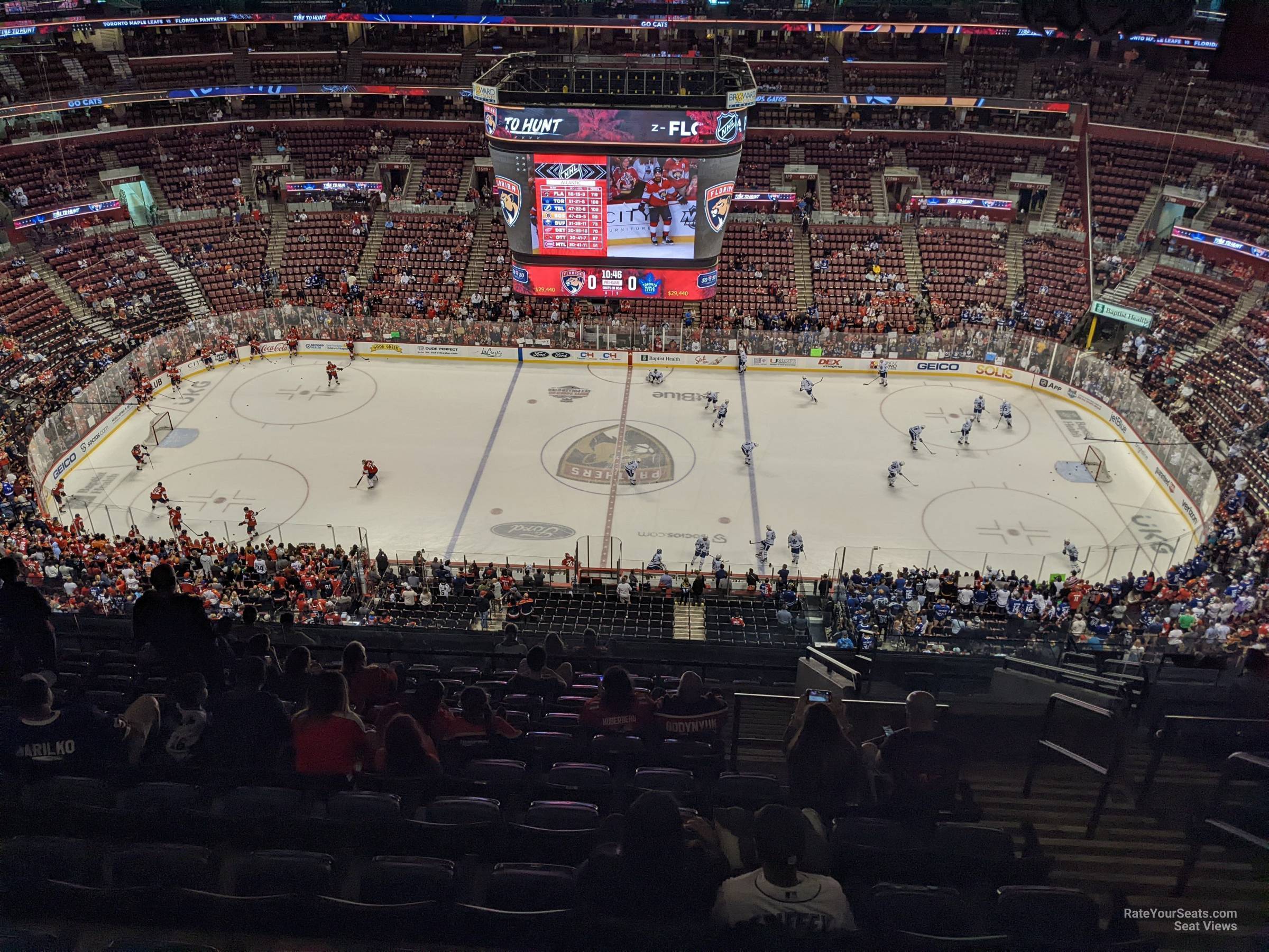 section 301, row 15 seat view  for hockey - amerant bank arena