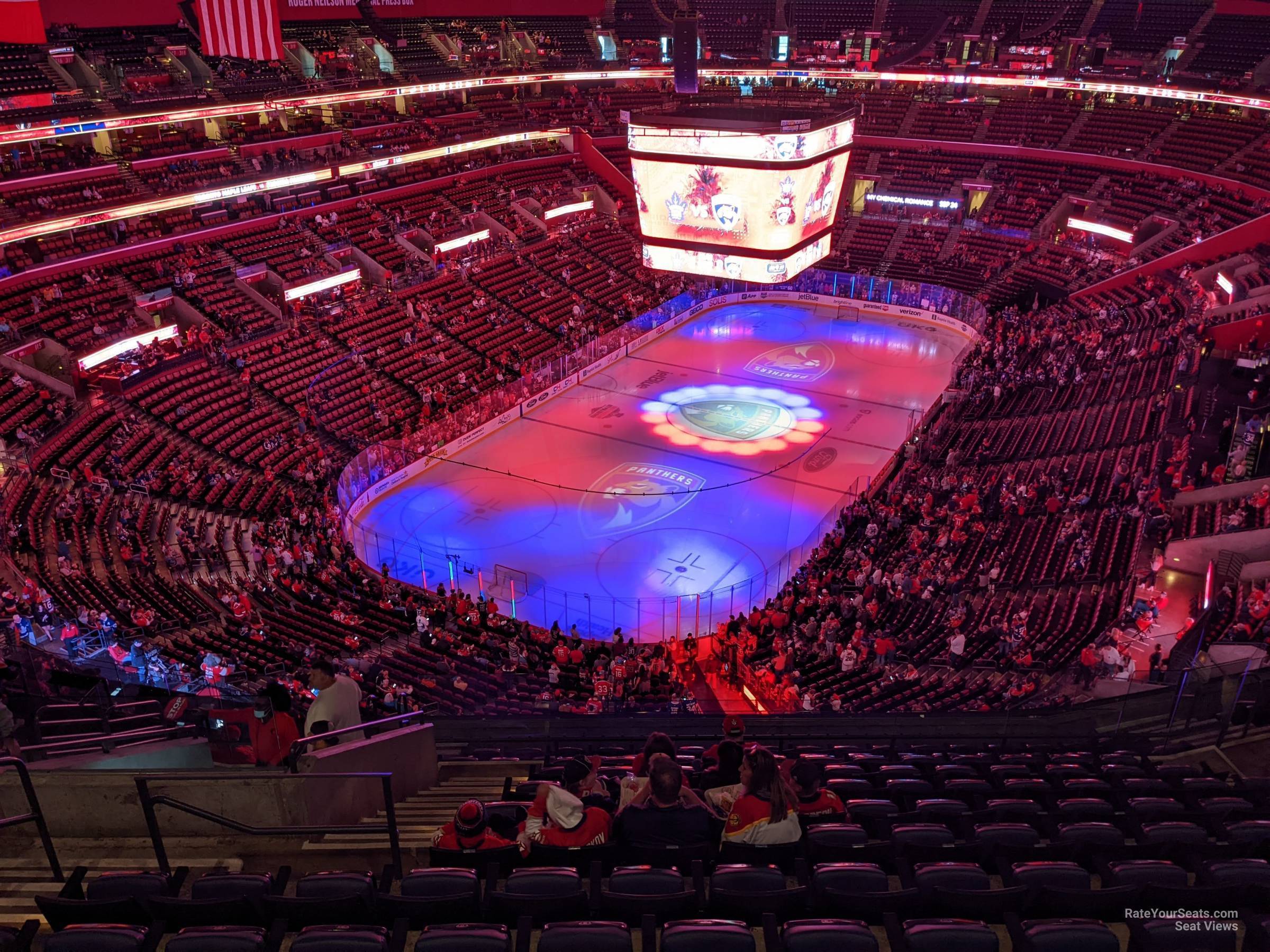 section 307, row 13 seat view  for hockey - amerant bank arena