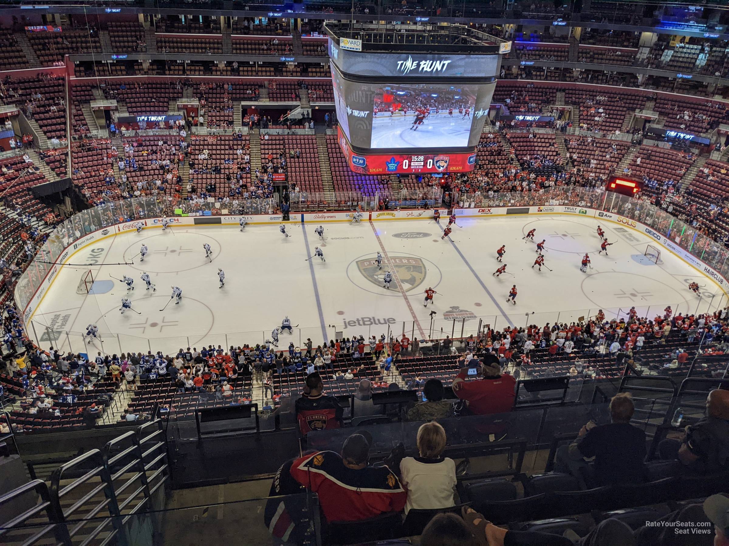 section 319, row 9 seat view  for hockey - amerant bank arena