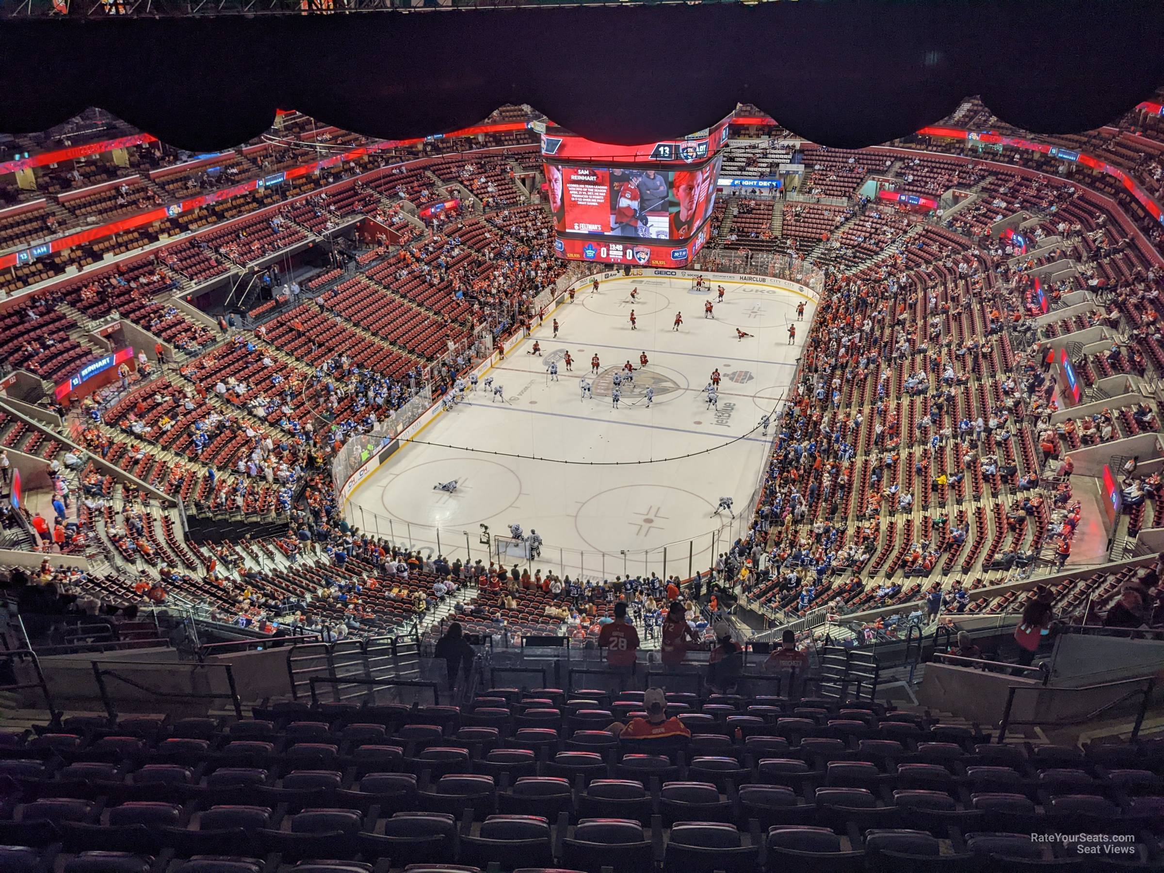 section 325, row 15 seat view  for hockey - amerant bank arena