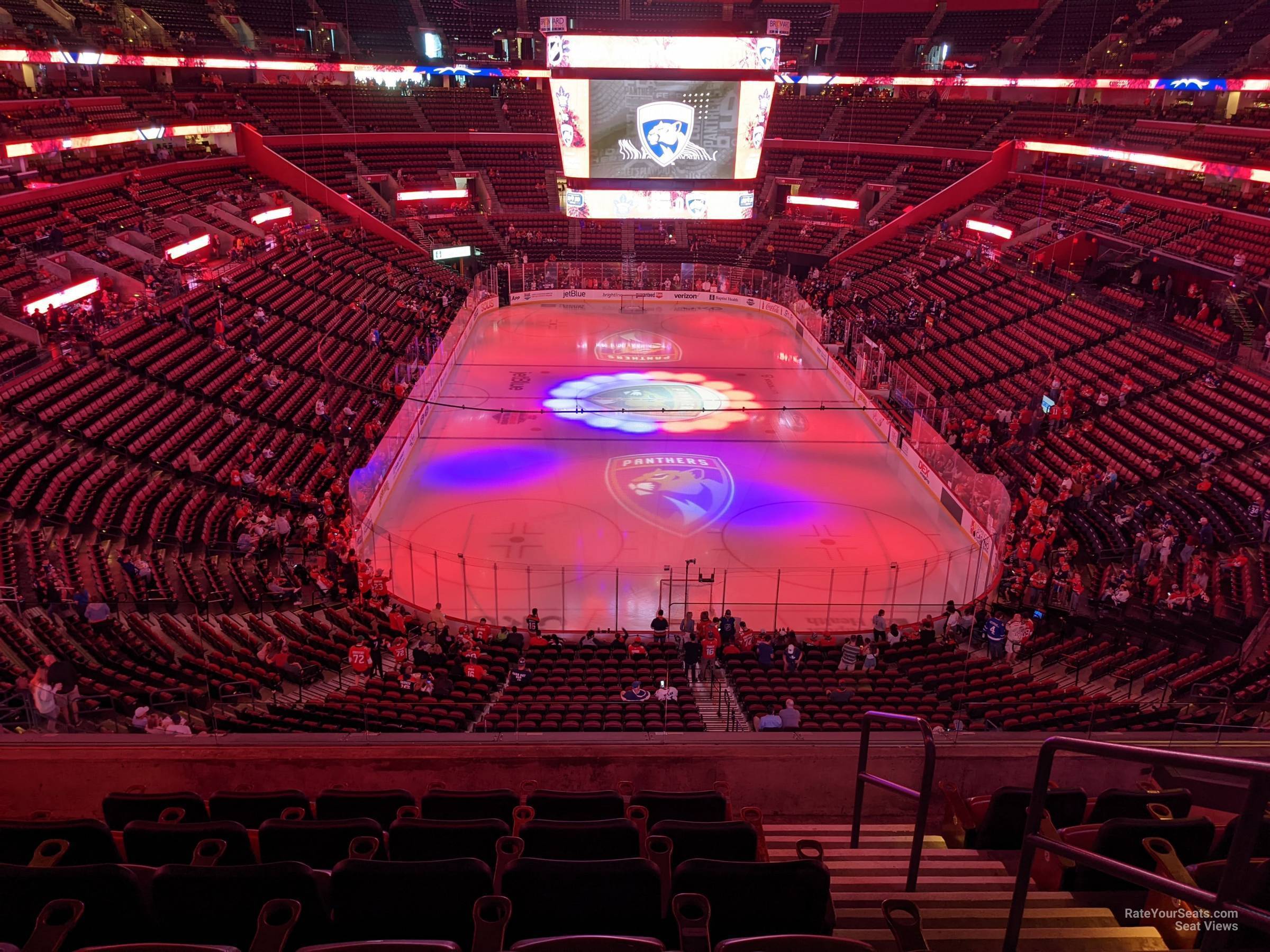 Seat View for Amerant Bank Arena Club C10, Row 6