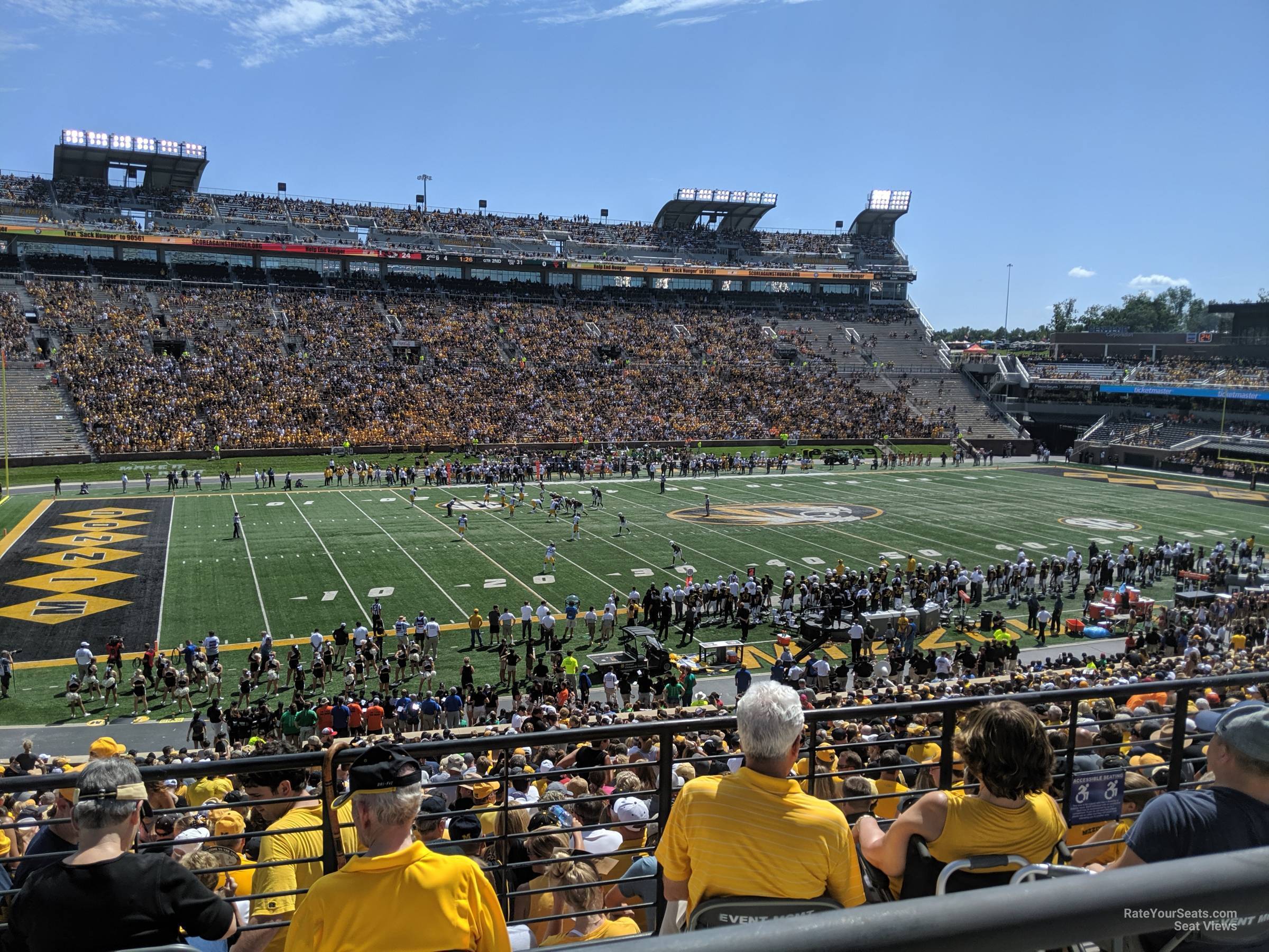 section 118, row 38 seat view  - faurot field